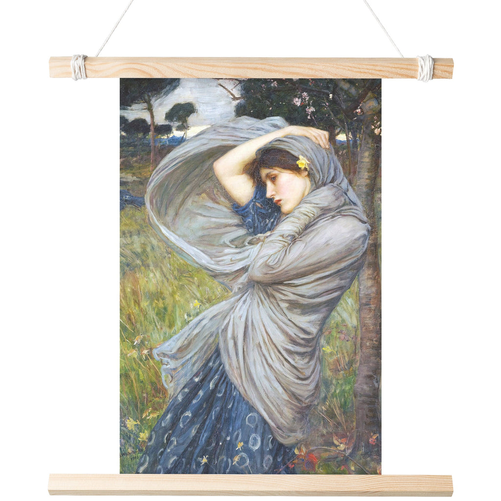 "Boreas" by John William Waterhouse Matte Poster