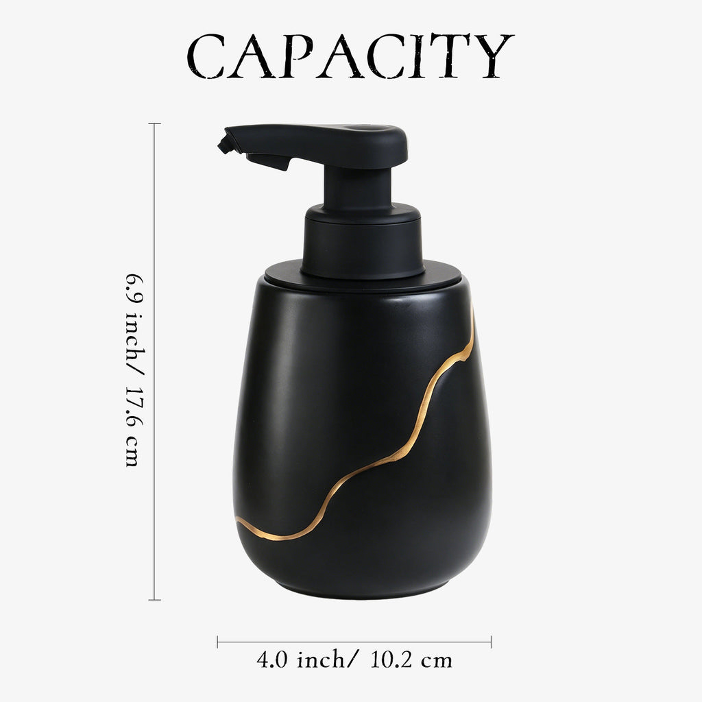 BosilunLife Nordic Garden Automatic Foaming Soap Dispenser Recycled Eco-Clay 18.94 oz