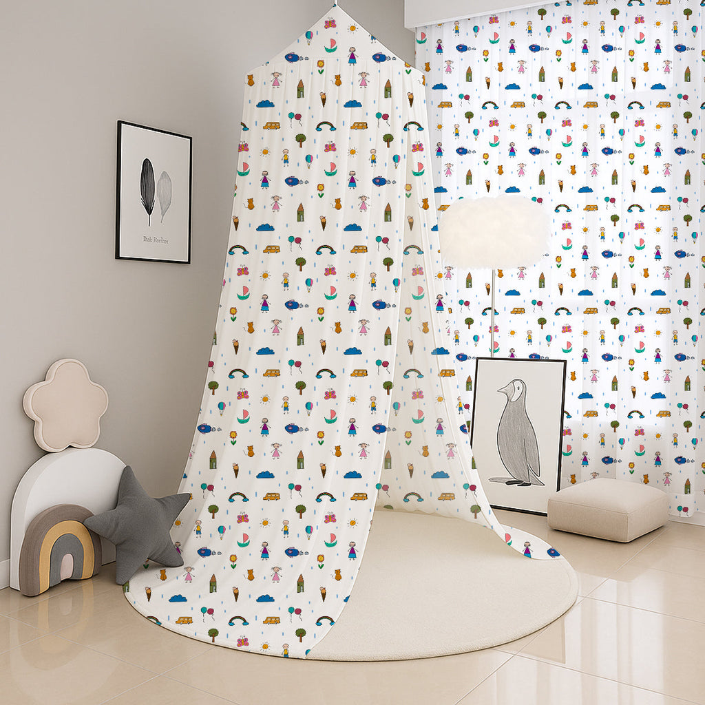 Boy & Girl Kids Printed Canopy