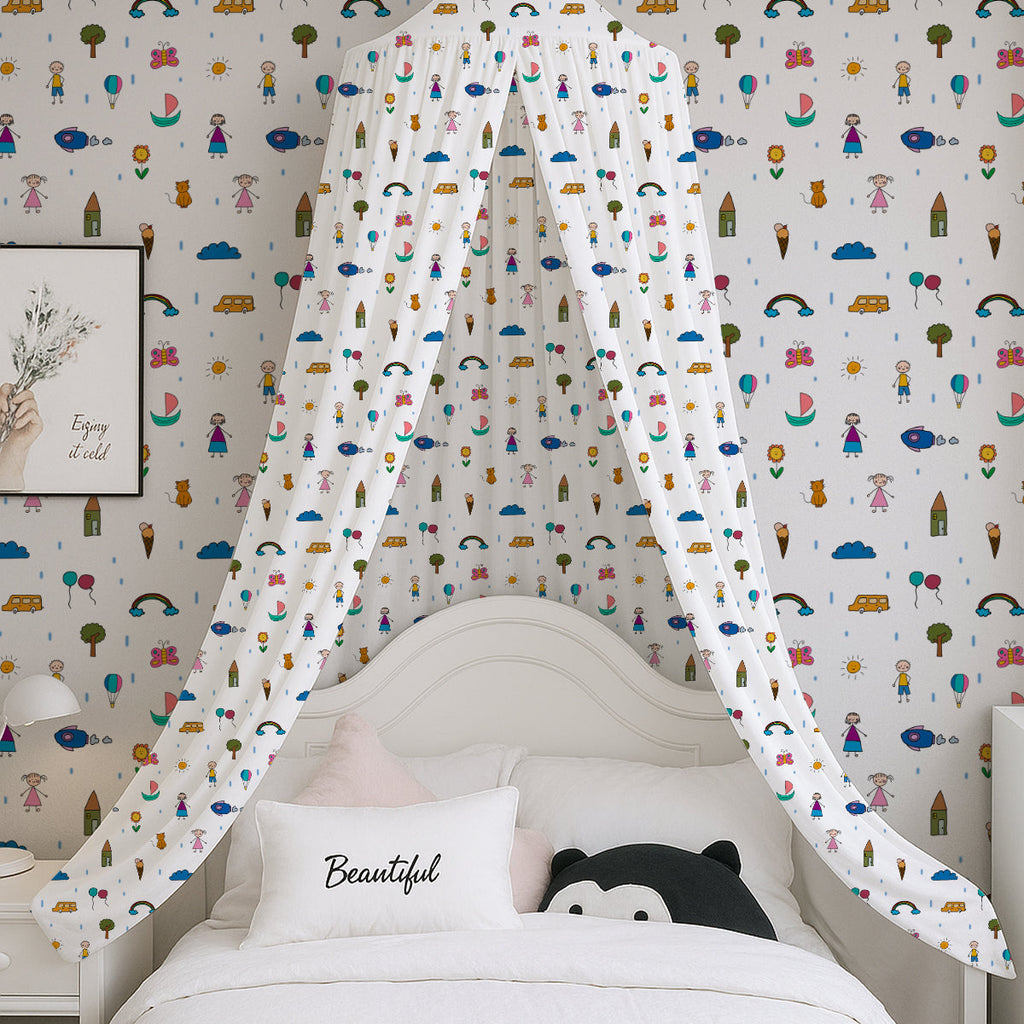 Boy & Girl Kids Printed Canopy