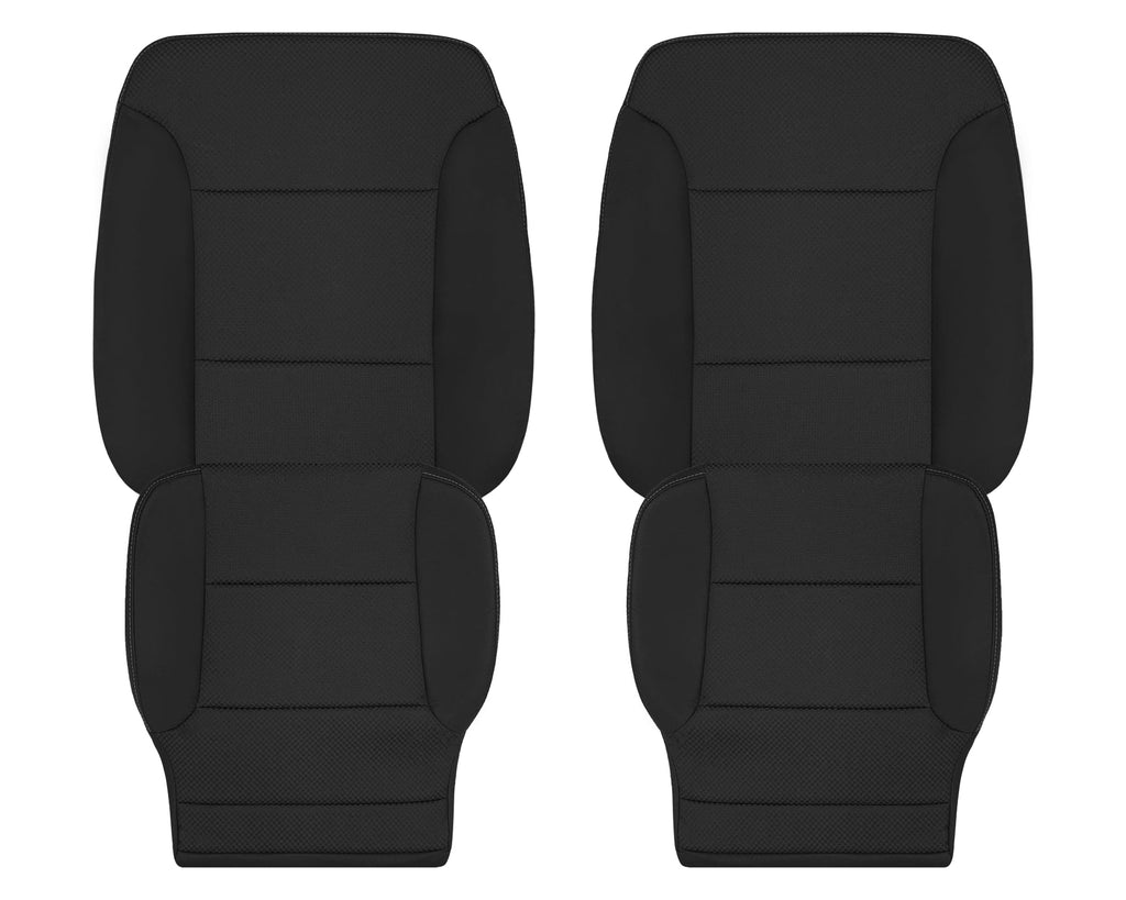 2014-2019 GMC Sierra W/T Base Work Truck Replacement Cloth Seat Cover: Black