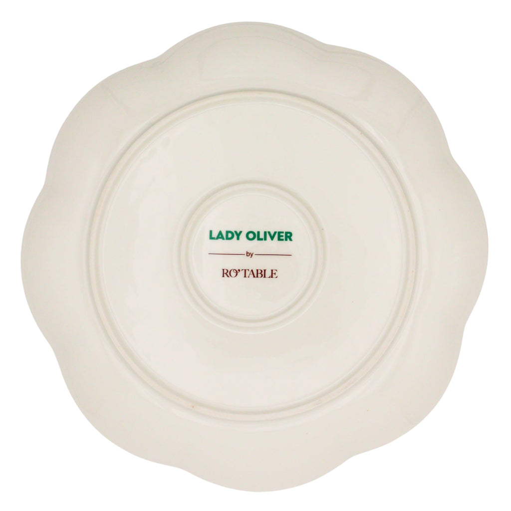 Bumble Homecoming Scalloped Starter Plate - Set of 4 (+1 Bonus Plate)