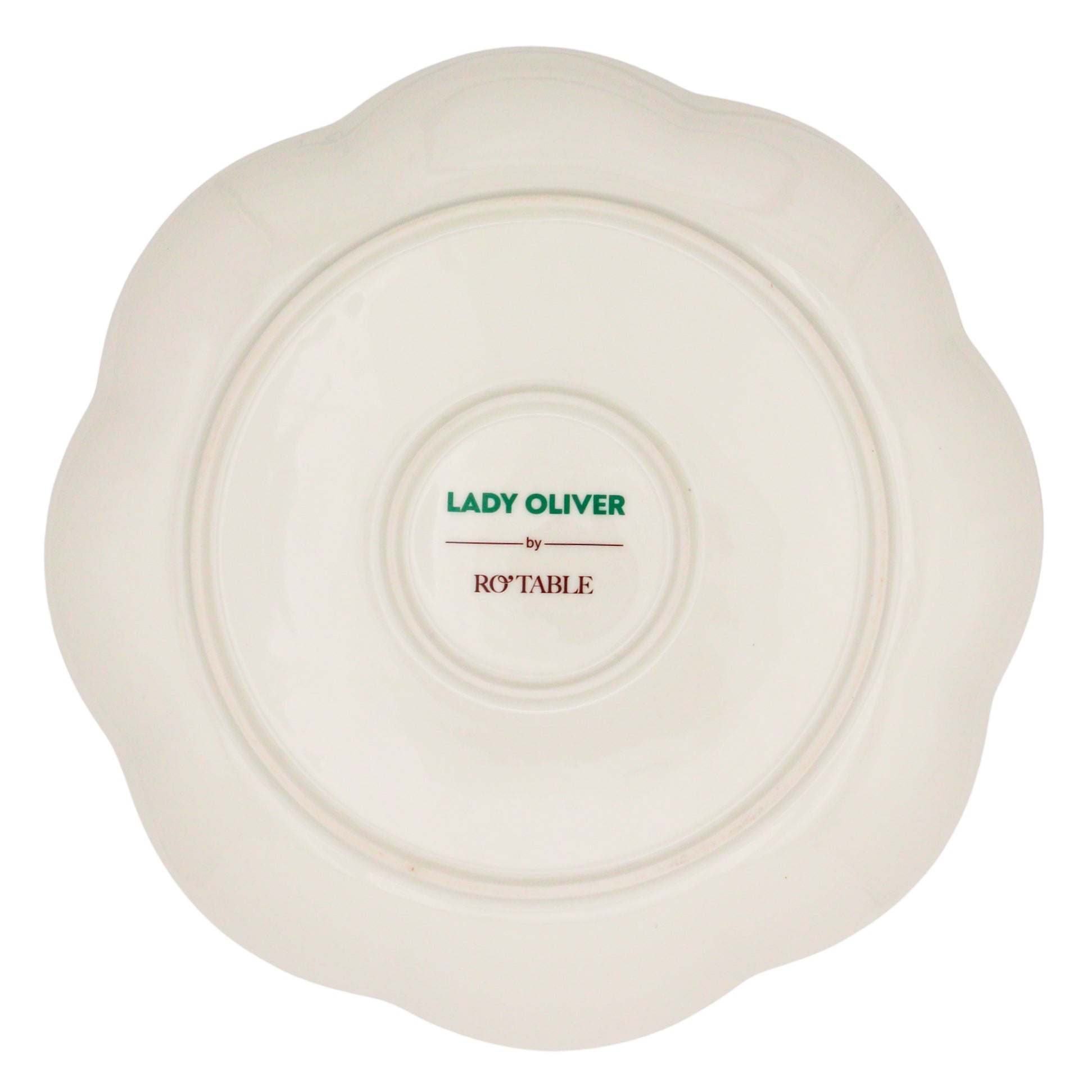 Bumble Homecoming Scalloped Starter Plate - Case of 12 Plates (+3 Bonus Plates)