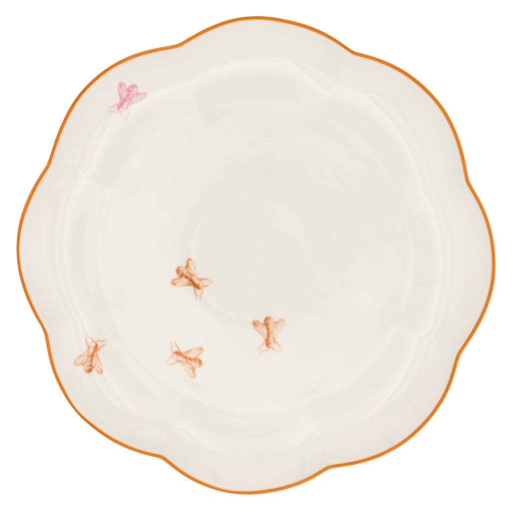 Bumble Voyage Scalloped Dinner Plate - Case of 12 Plates (+3 Bonus Plates)