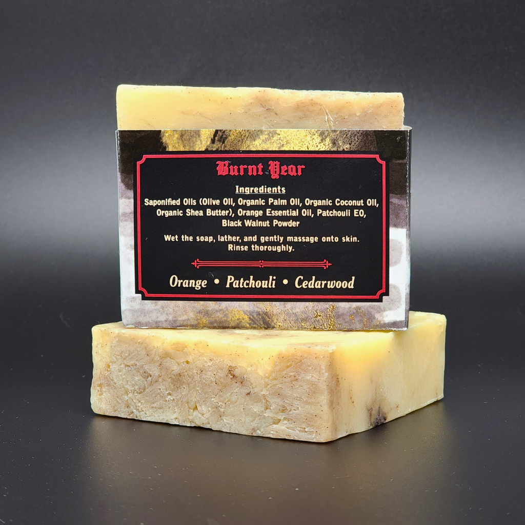 "Burnt Year" Handmade Vegan Bar Soap