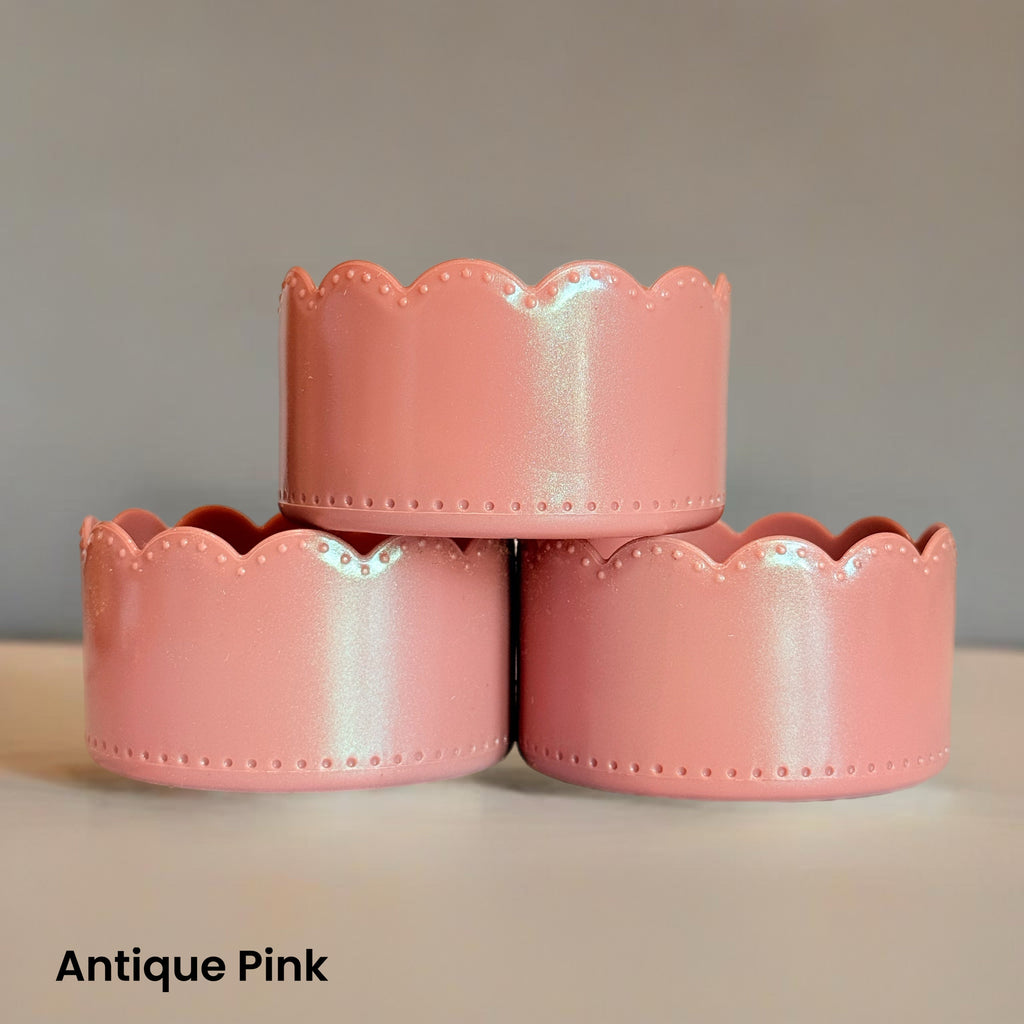Antique Pink Scalloped  Boot Waffle Boots™