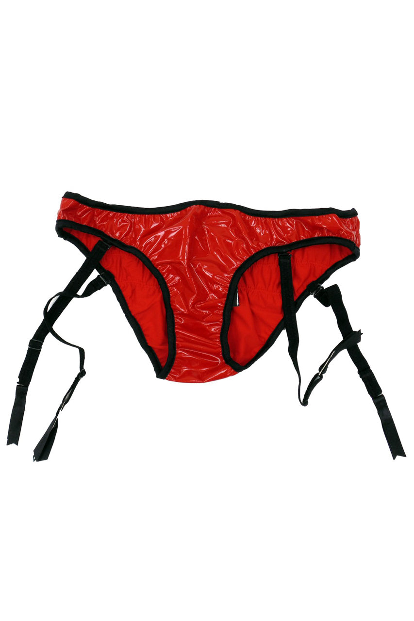 Vinyl Garter Panty
