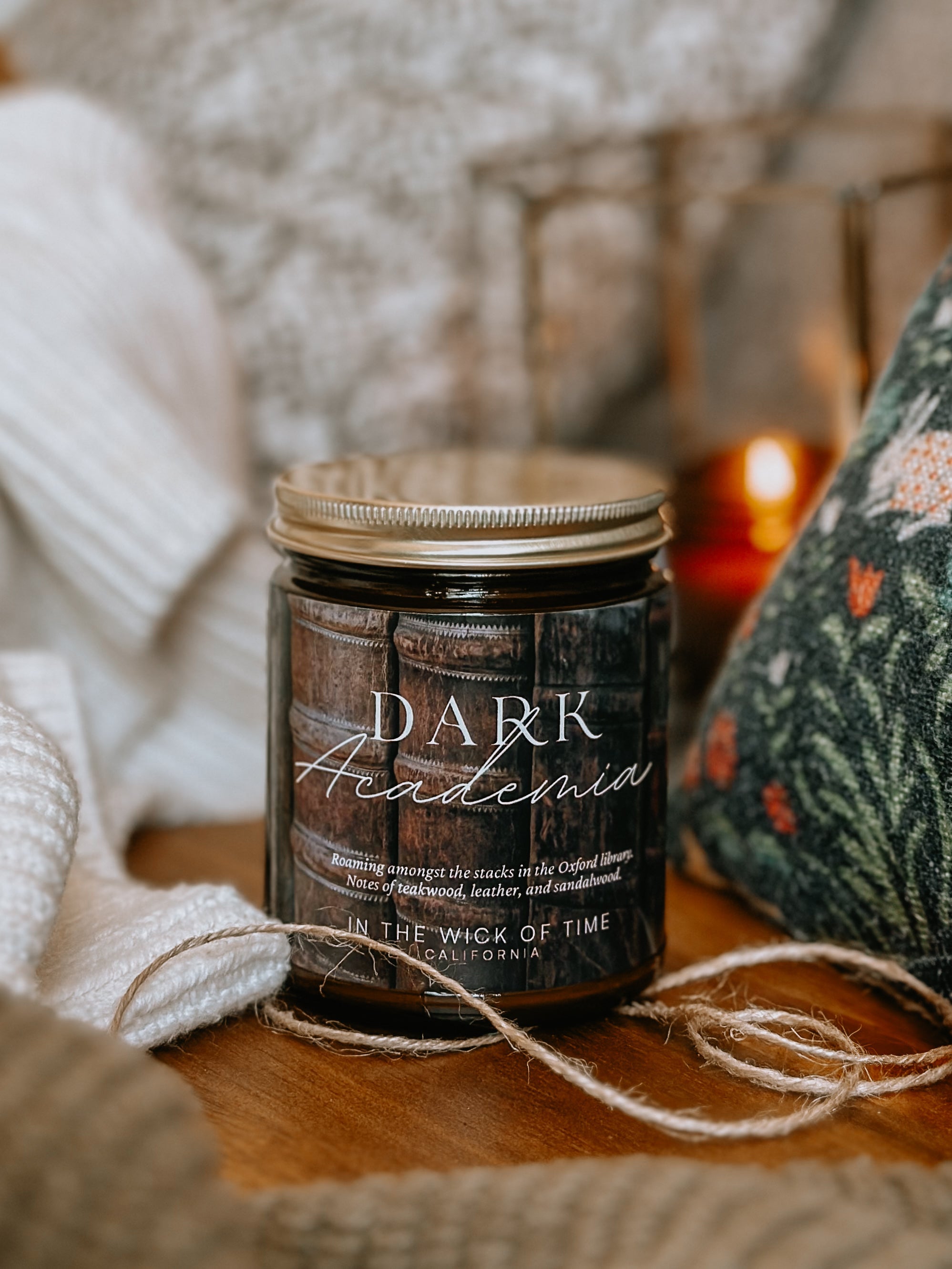 Dark Academia Candle