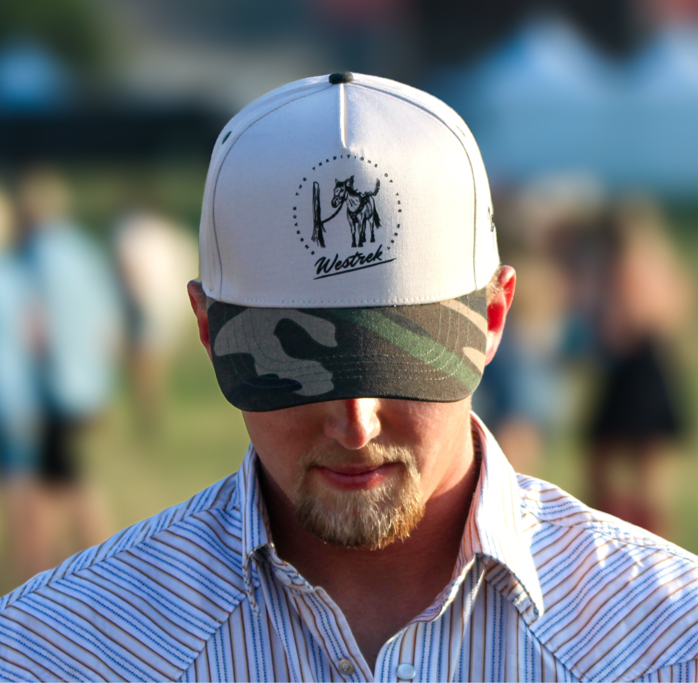 Camo “Buster” 5-Panel Hat – Sale Barn Style | Western Hunting Hat | Westrek