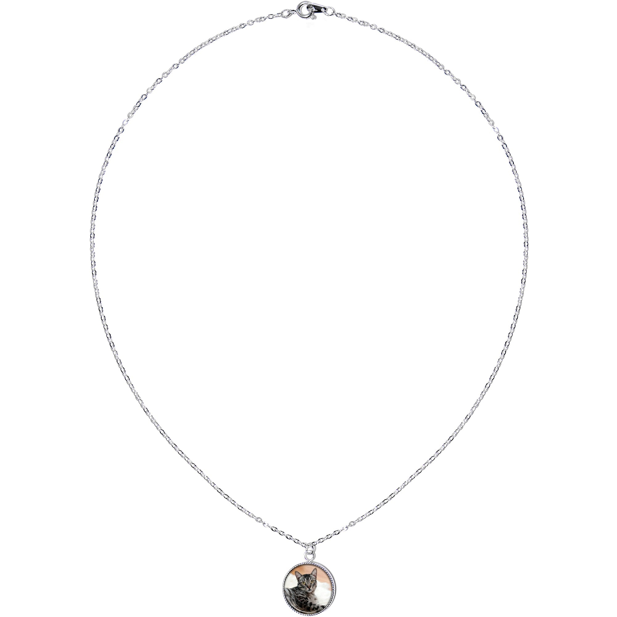 Custom Full Color Photo Pendant Necklace