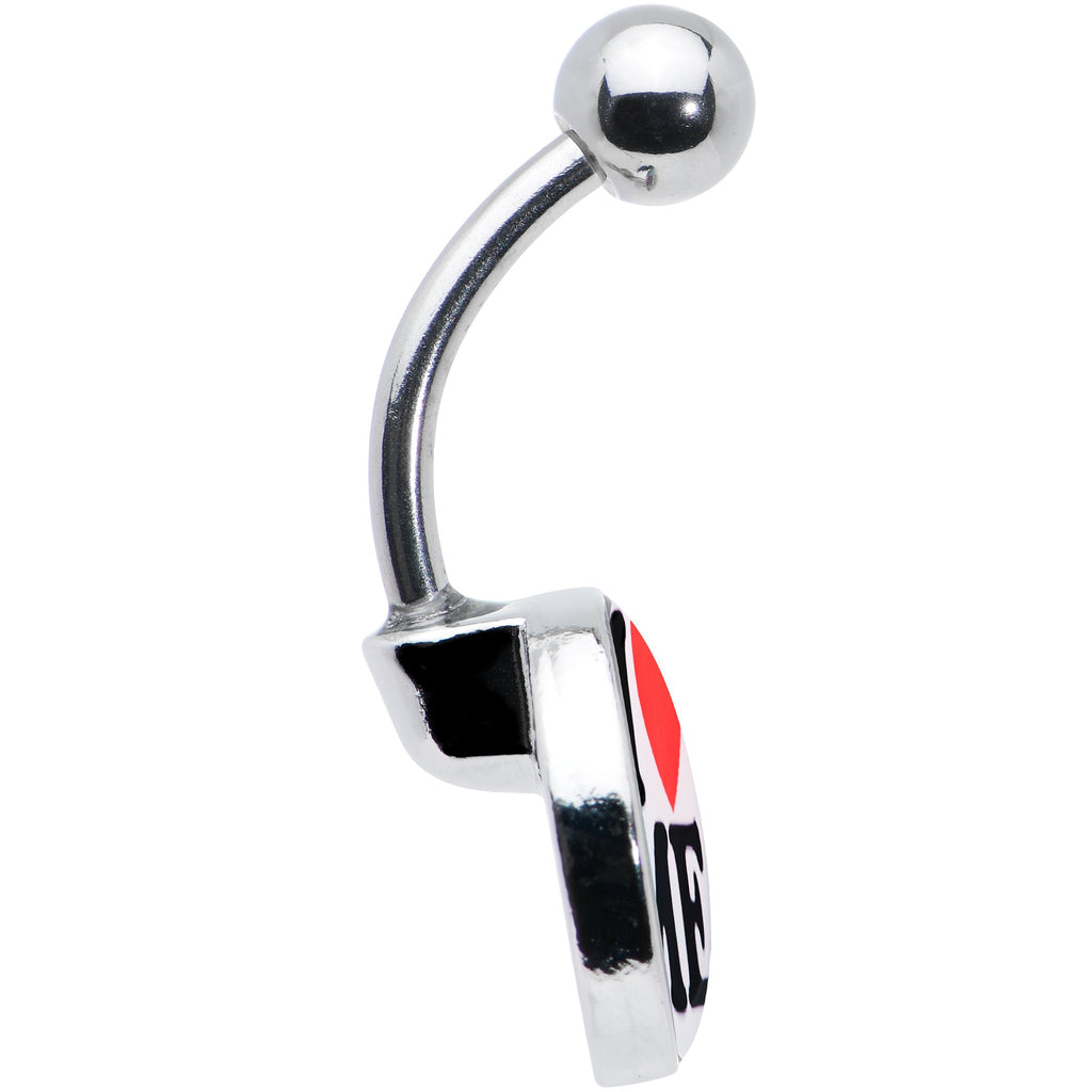 I Love Me Belly Ring by Onyx O