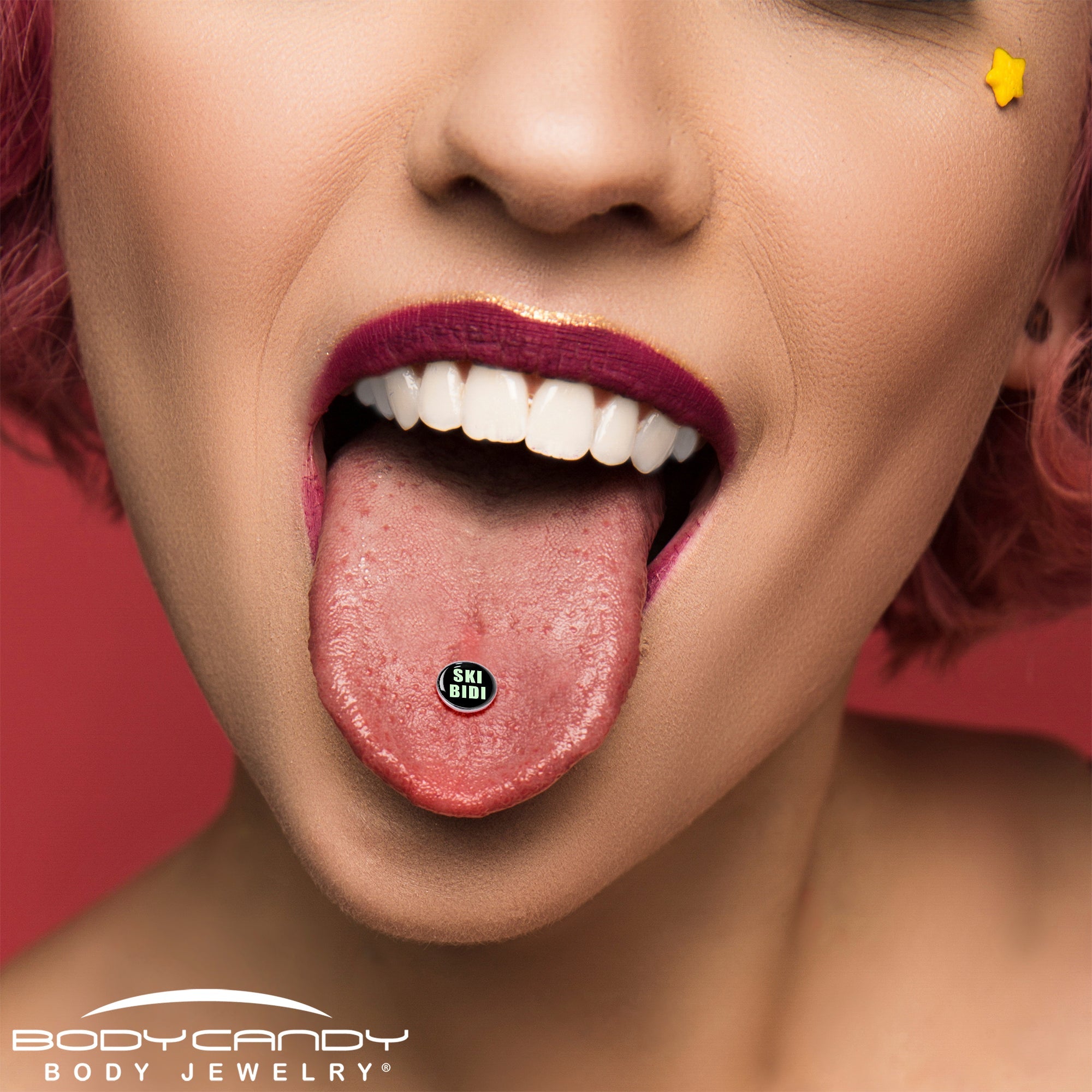 SKIBIDI Barbell Tongue Ring by Onyx O