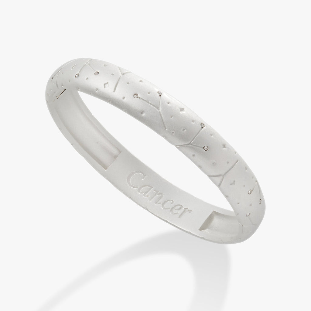 Cancer Zodiac Hinge Bangle