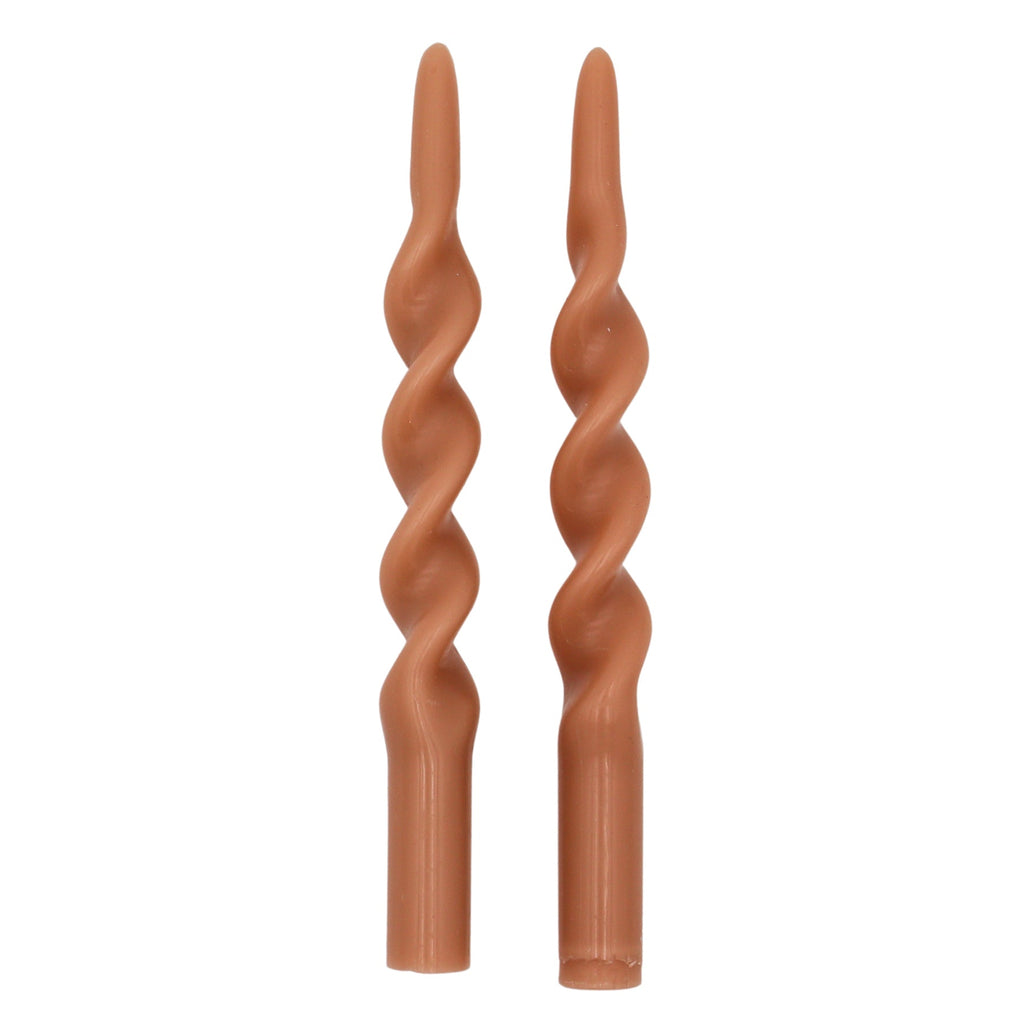 20 Caramel Swirl Candles - 10 Packs of 2
