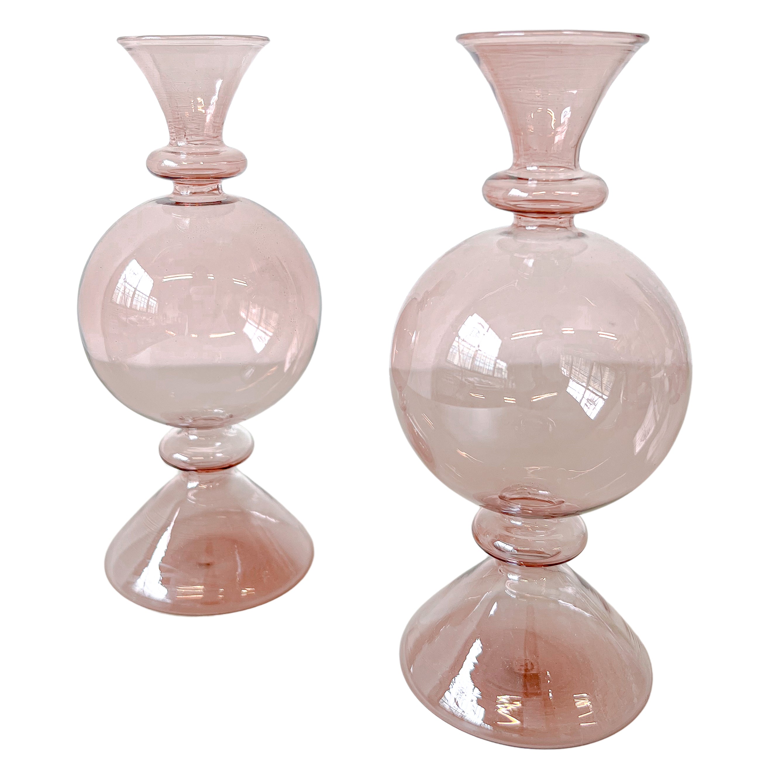 Cherry Blossom Bauble Vase - Pair