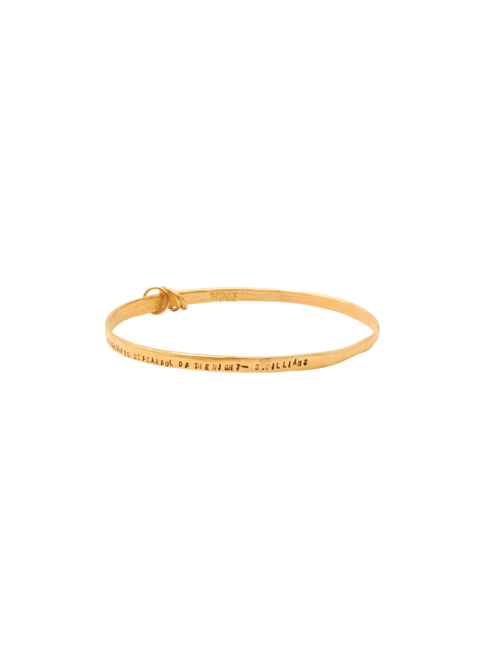Chocolate & Steel Three Ring Bangles "Loved the Stars"