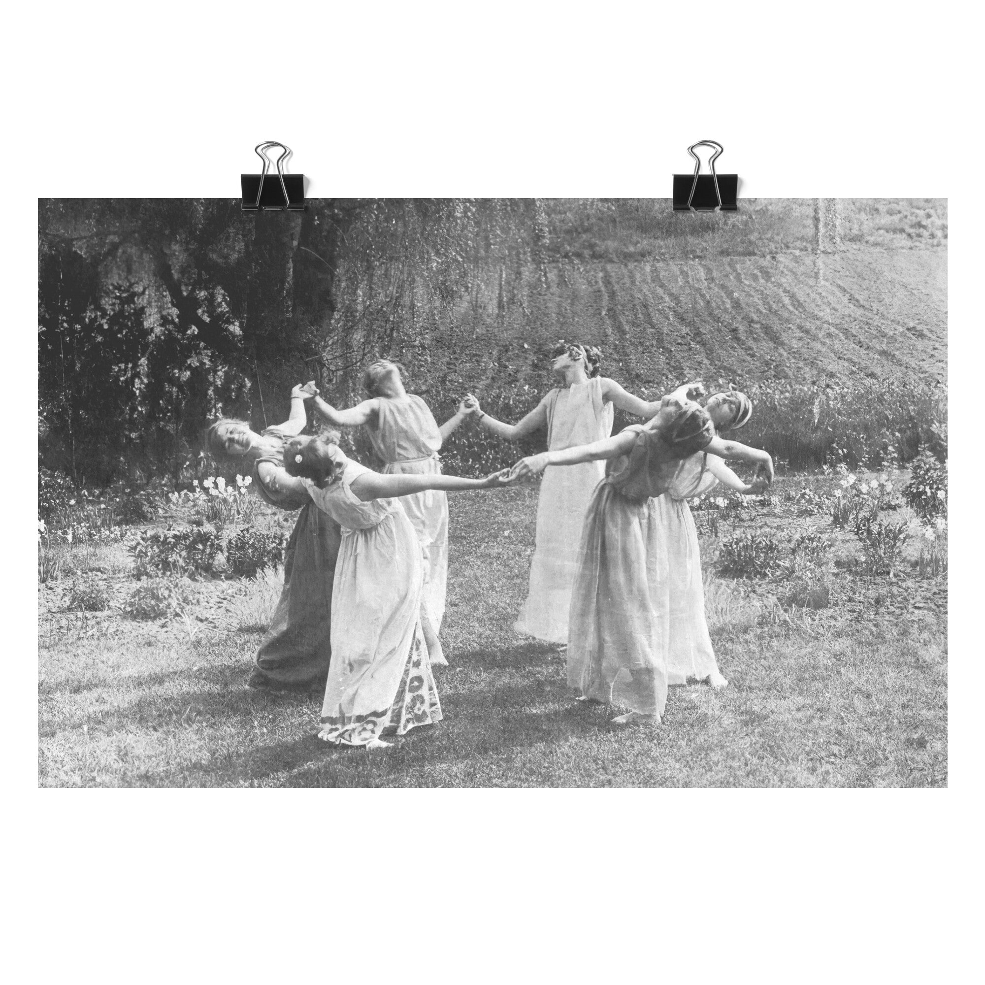 "Circle of Women Dancing" Matte Poster