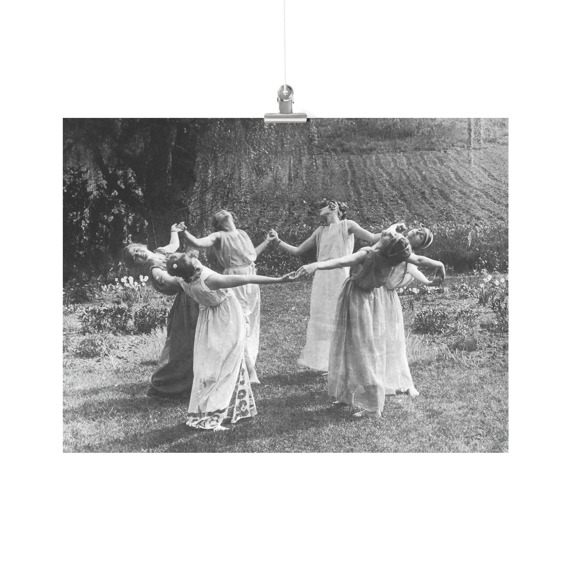 "Circle of Women Dancing" Matte Poster