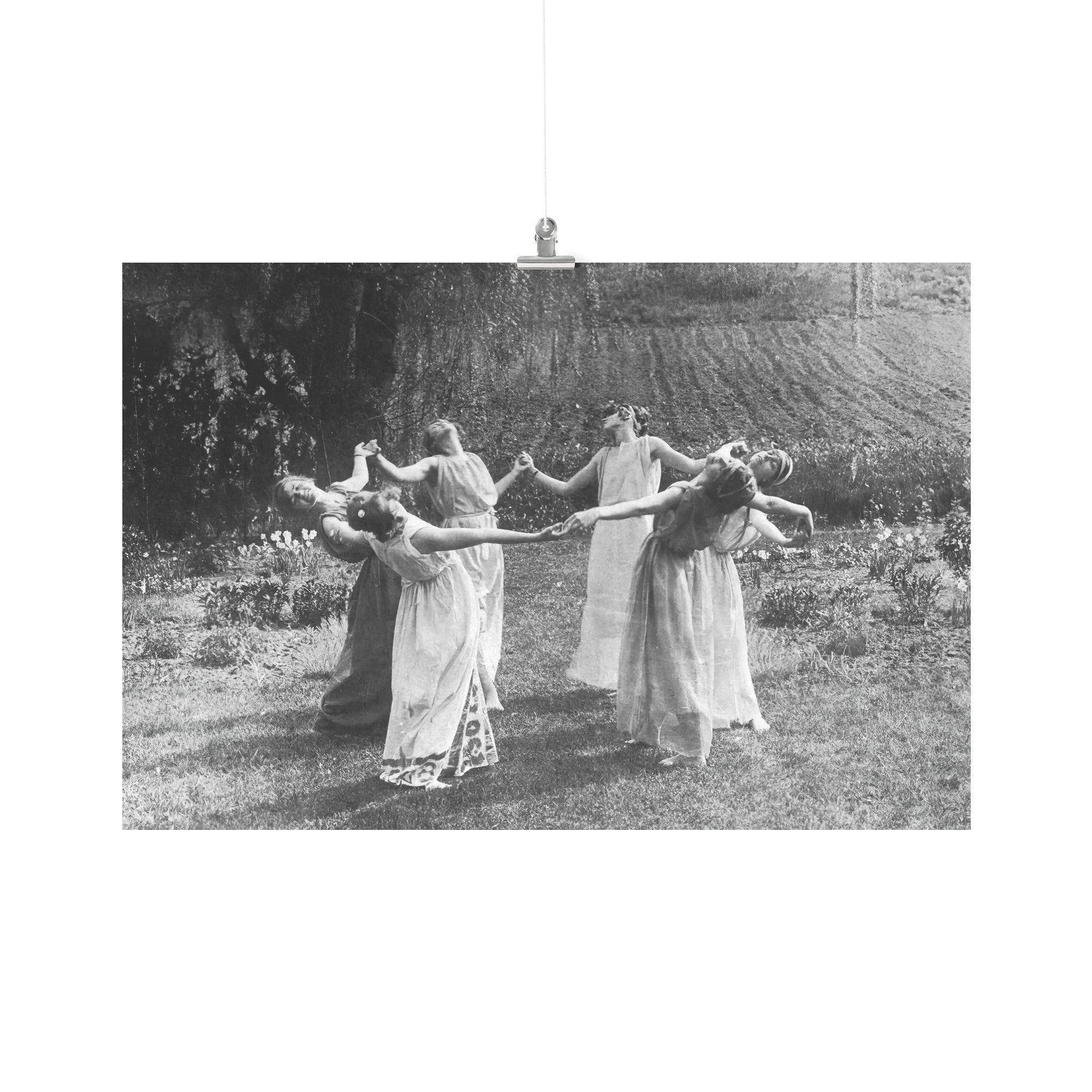"Circle of Women Dancing" Matte Poster