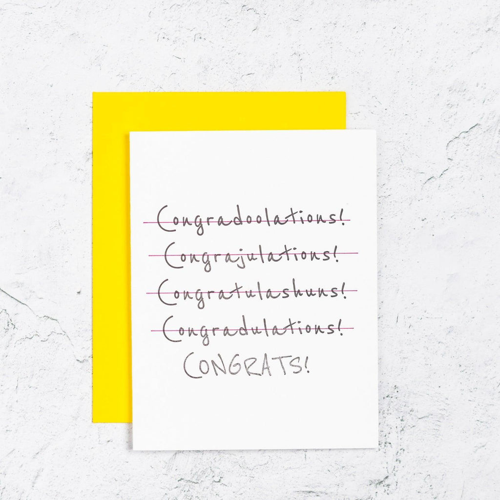 Congradoolations Card Box Set of 10