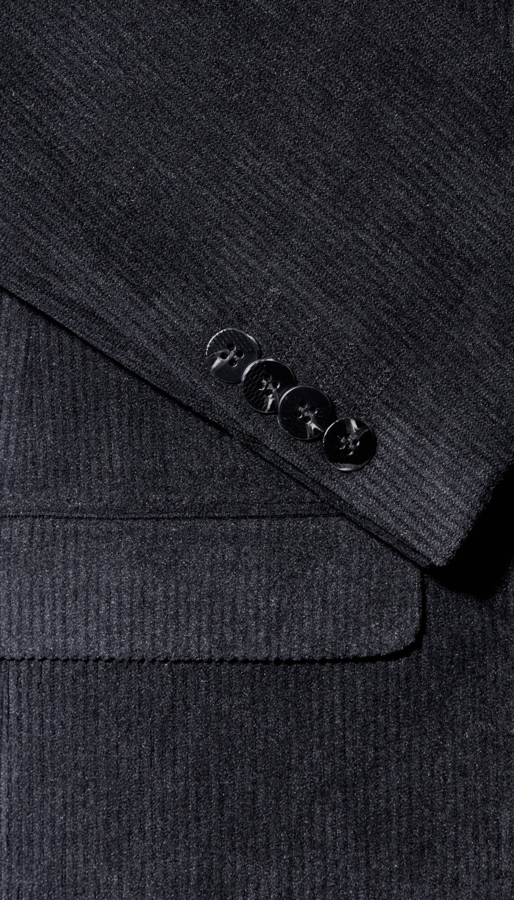 Ferrecci Men's Cordell Black Cotton Corduroy Suit – 2 Piece Notch Lapel