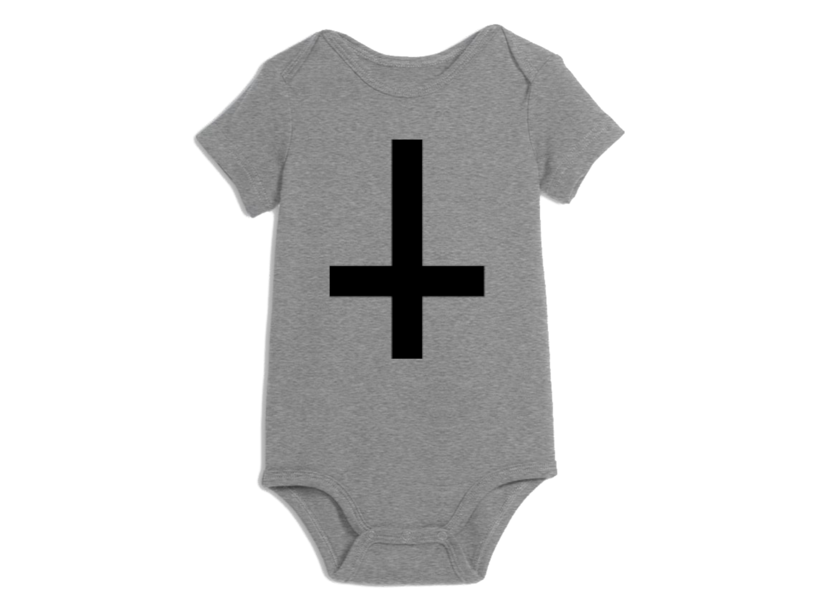 Inverted Cross Childrens Bodysuit Newborn 24 Months Horror Halloween