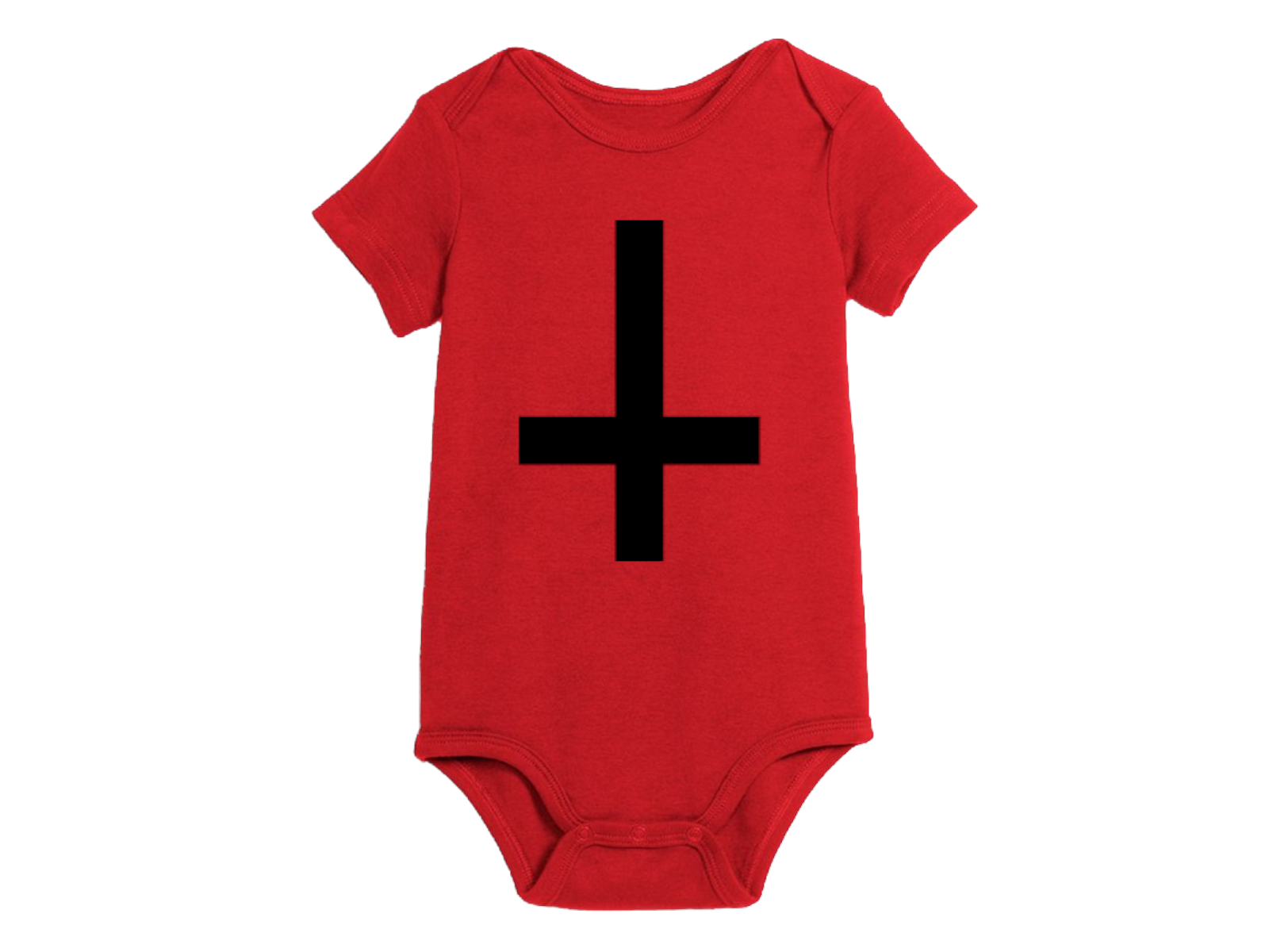 Inverted Cross Childrens Bodysuit Newborn 24 Months Horror Halloween