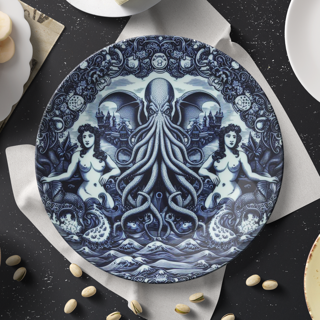 Eldritch Abyss of Cthulhu 10" Dinner Plates