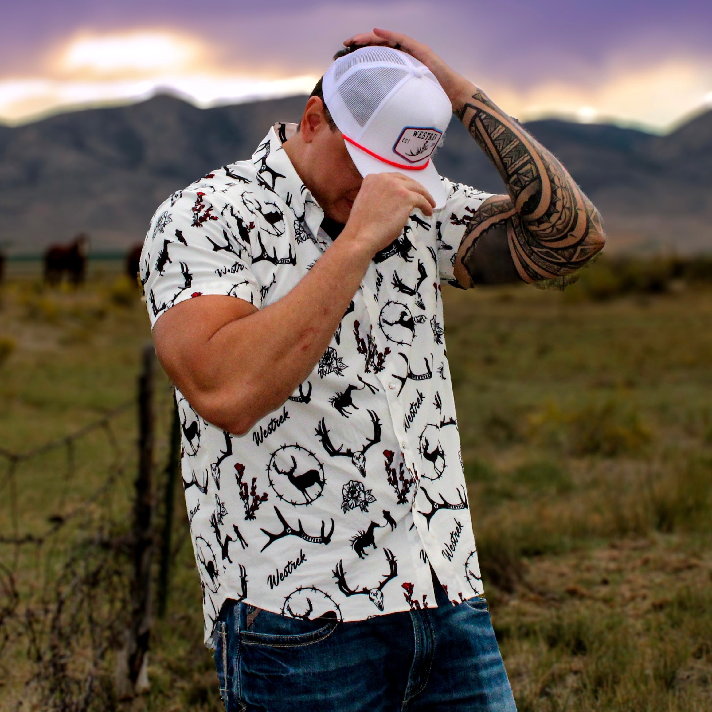 “Desert Dream” Pearl Snap Shirt | Western Button-Up for Ranch, Rodeo & Outdoors | Westrek