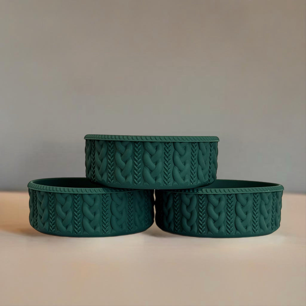 Botanical Green Mistletoe Shorty Macrame Boot