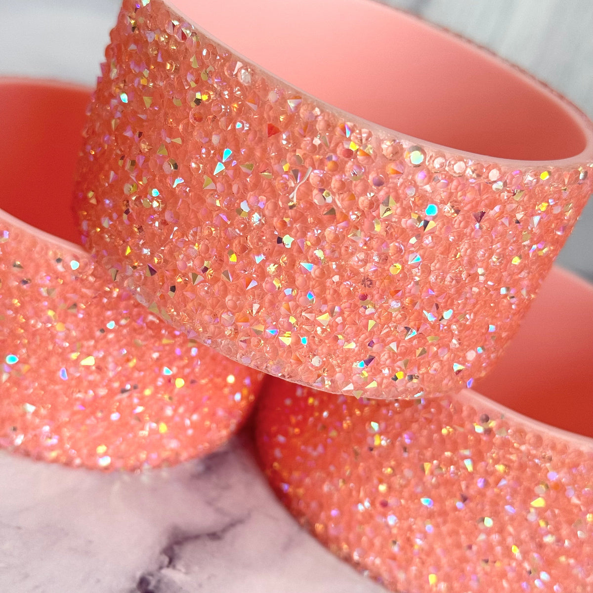 Pucker Peach Druzy BLING  Boot