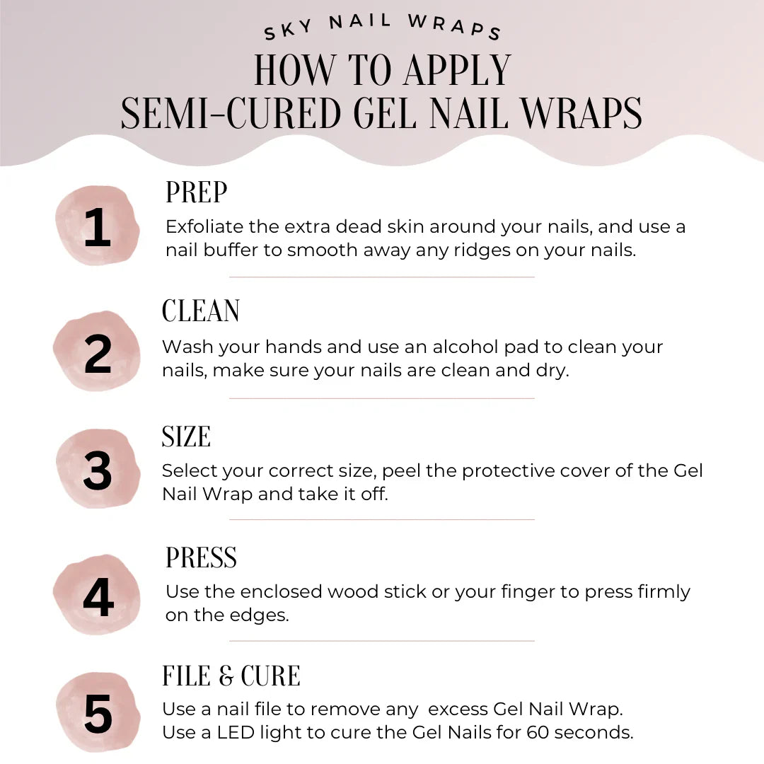 Charity Basic Gel Nail Wrap