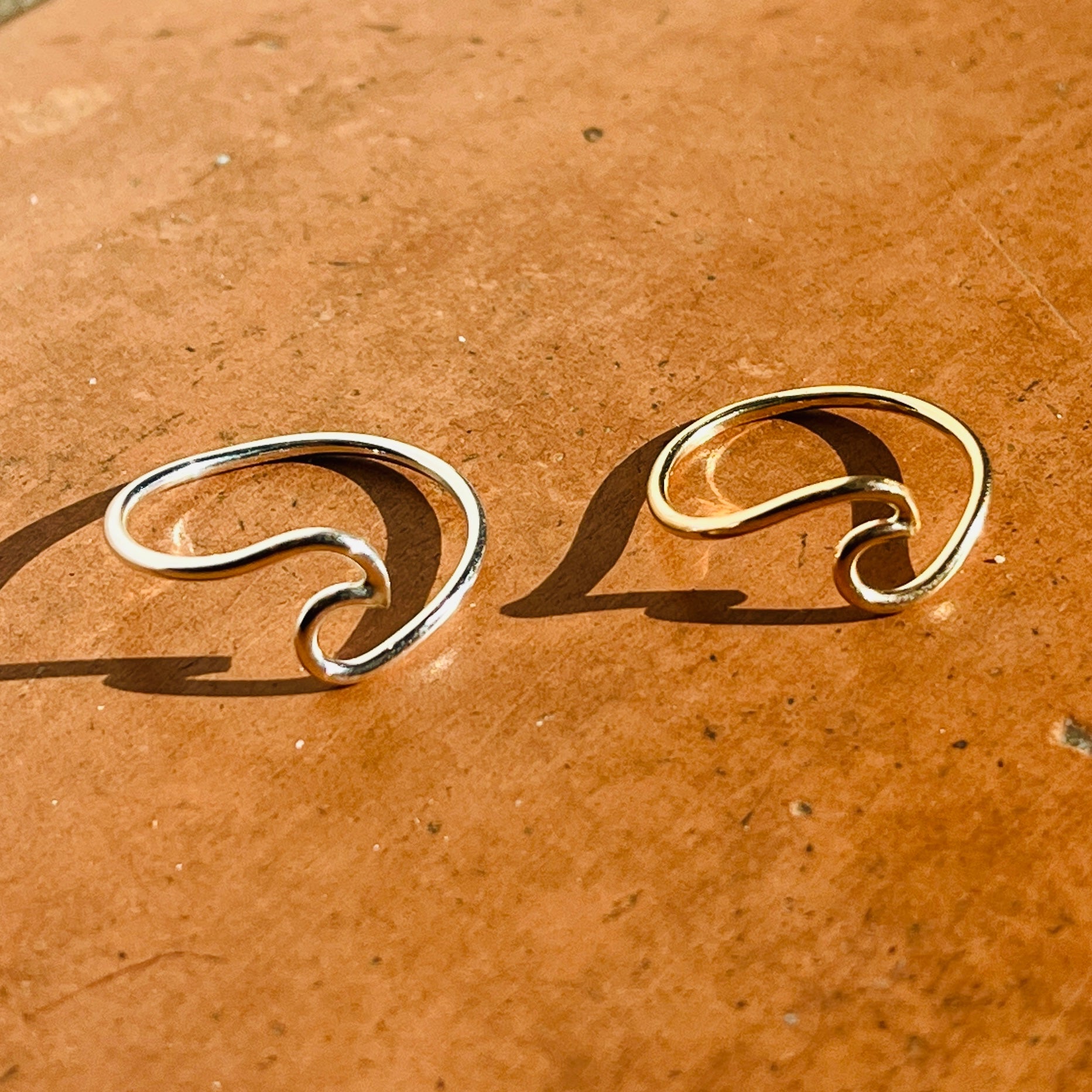 14K Gold filled OCEAN WAVE RING