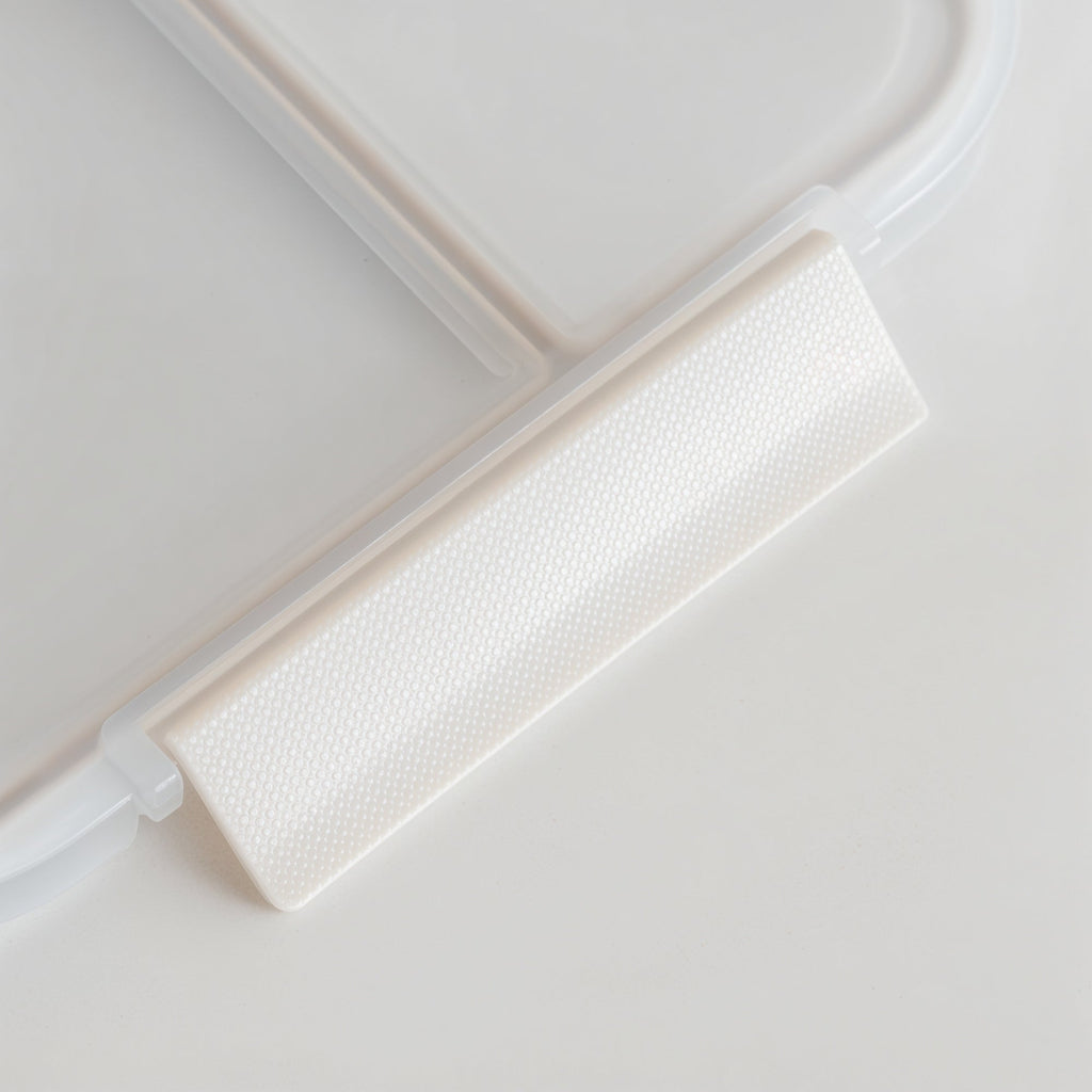 Glass Bento Box - 3 Sections (Vanilla)
