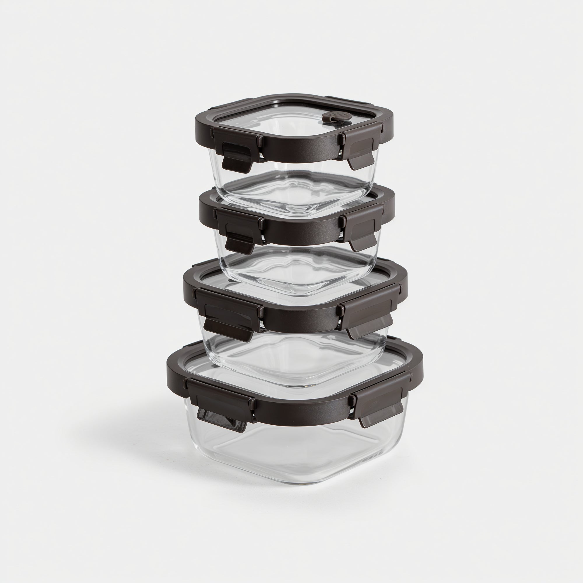 Square Glass Container Set