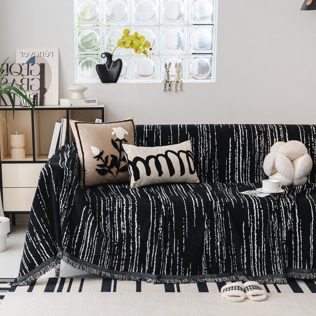 Slip Covers for Sofas, Sofa Throw Cover Soft Chenille Sofa Bed Cover, L Shaped Sectional Couch Covers