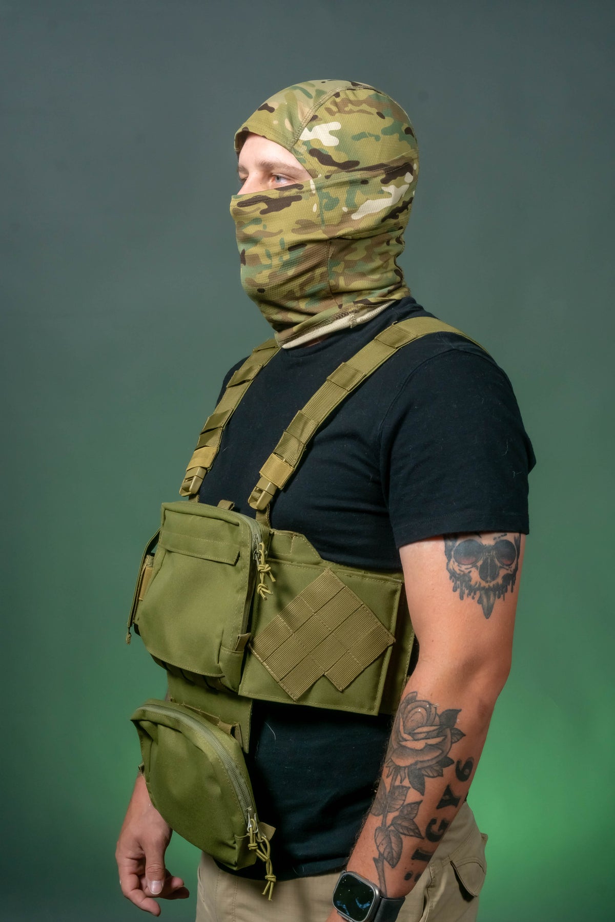 Modular Complete Chest Rig v2(Near-Infrared Treated)