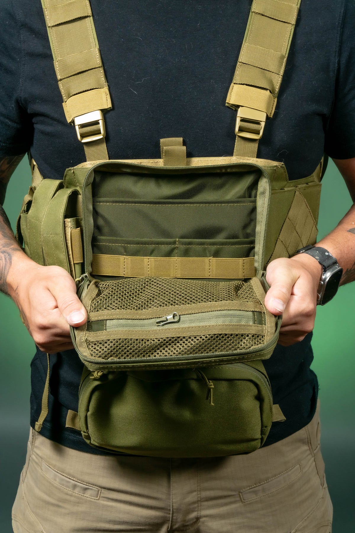 Modular Complete Chest Rig v2(Near-Infrared Treated)