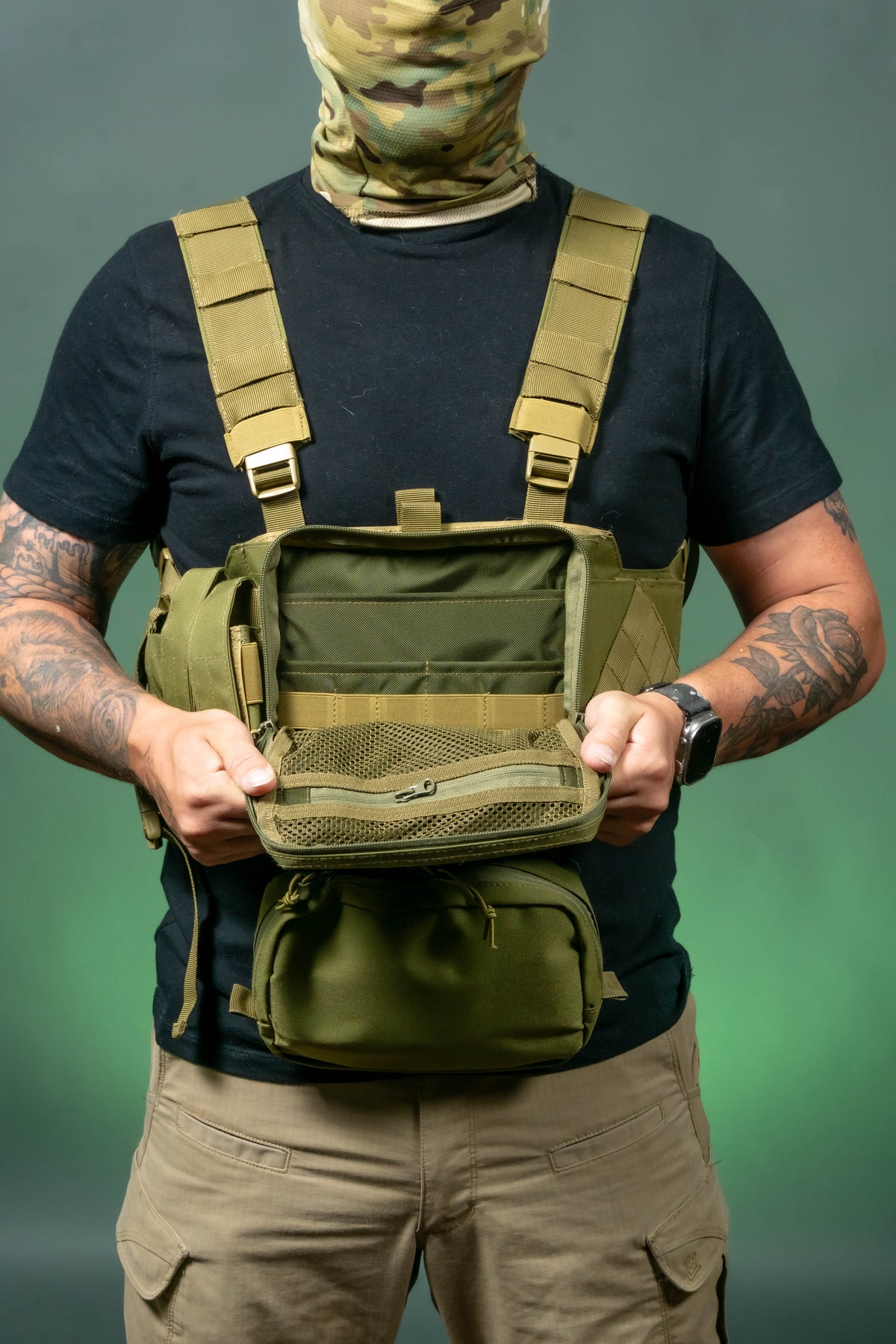 Modular Complete Chest Rig v2(Near-Infrared Treated)