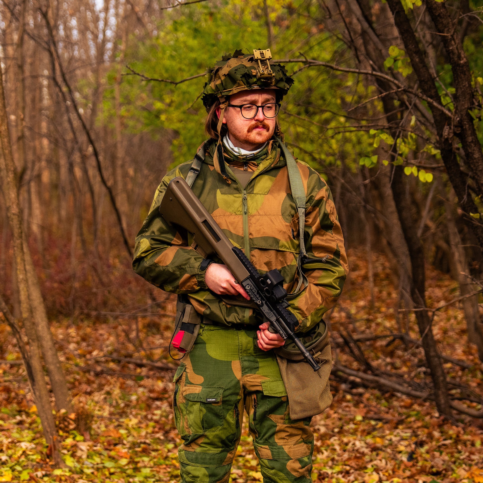 QILO x AP Retro Windbreaker Gen. III Retro Windbreaker in Norwegian Woodland