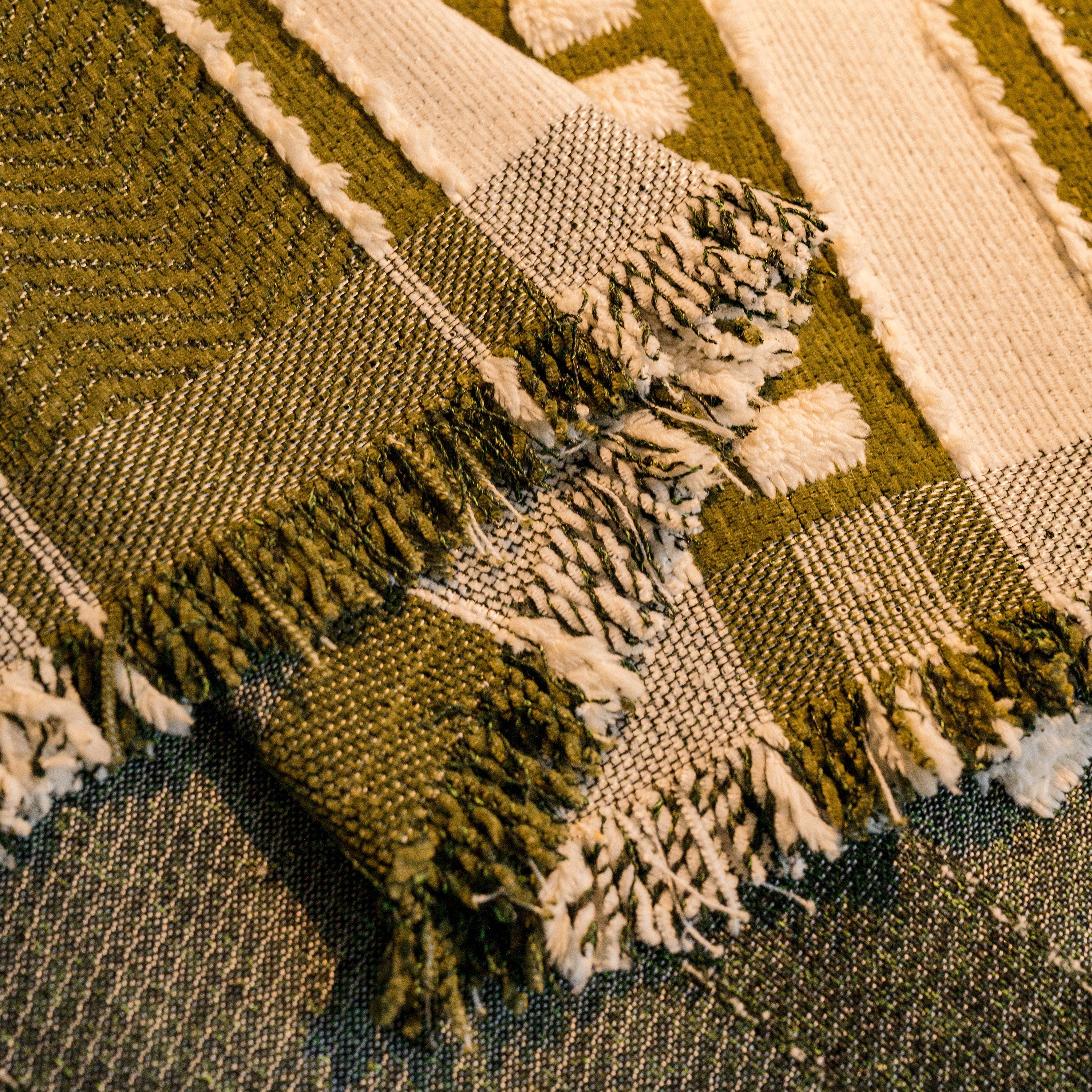 Bohemian Striped Sofa Cover, Decor Woven Throw for Couch, Loveseat, or Sectional
