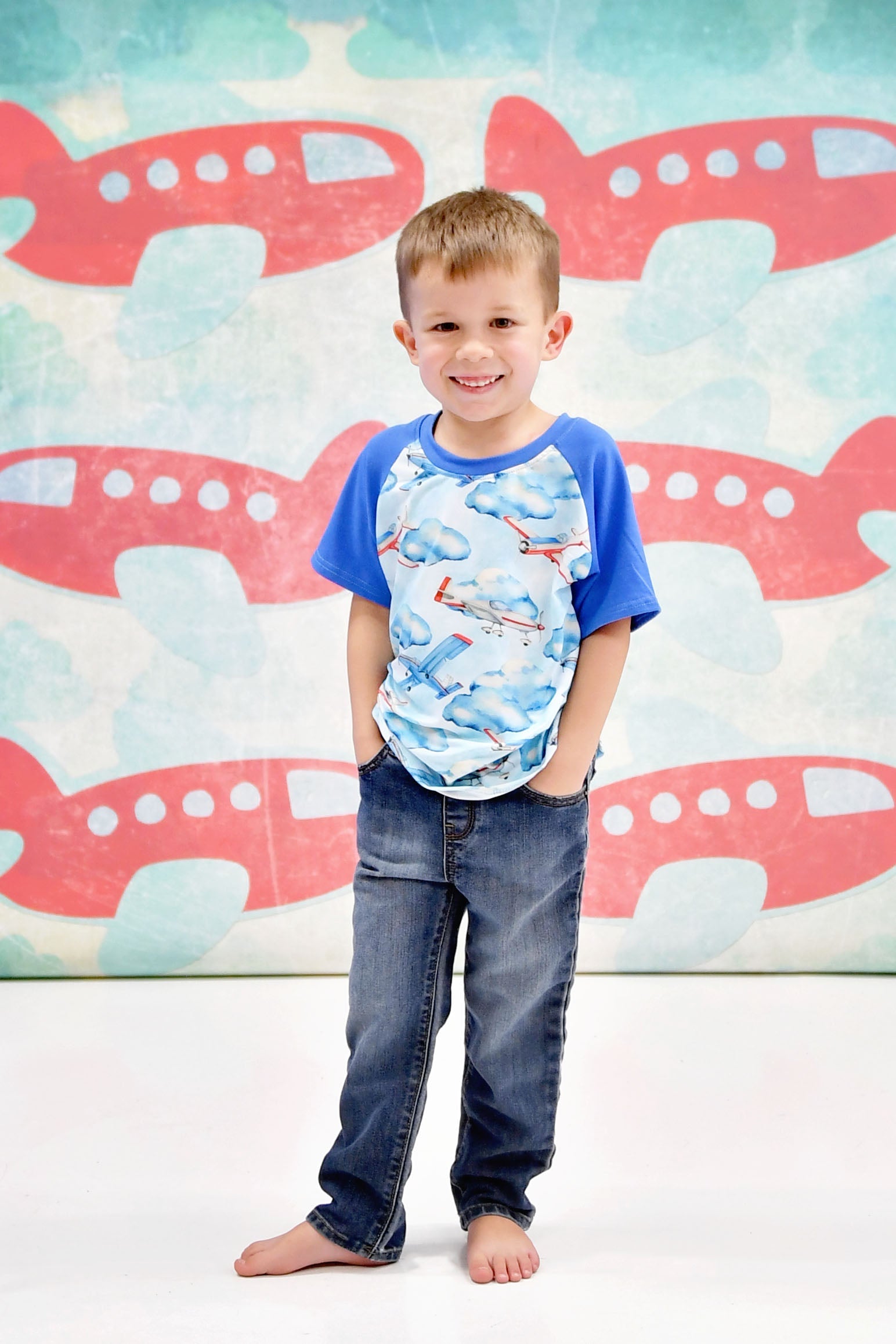 Airplane Milk Silk Raglan
