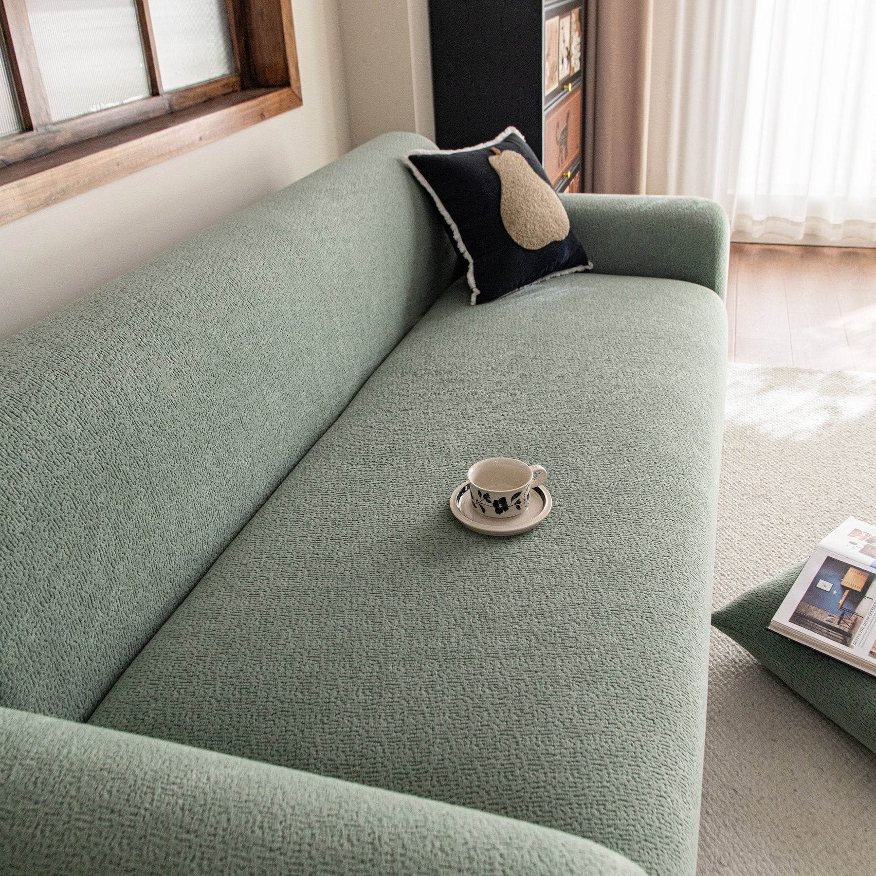 High Stretch Sofa Slipcover, Non Slip Couch Sofa Cover Washable Furniture Protector