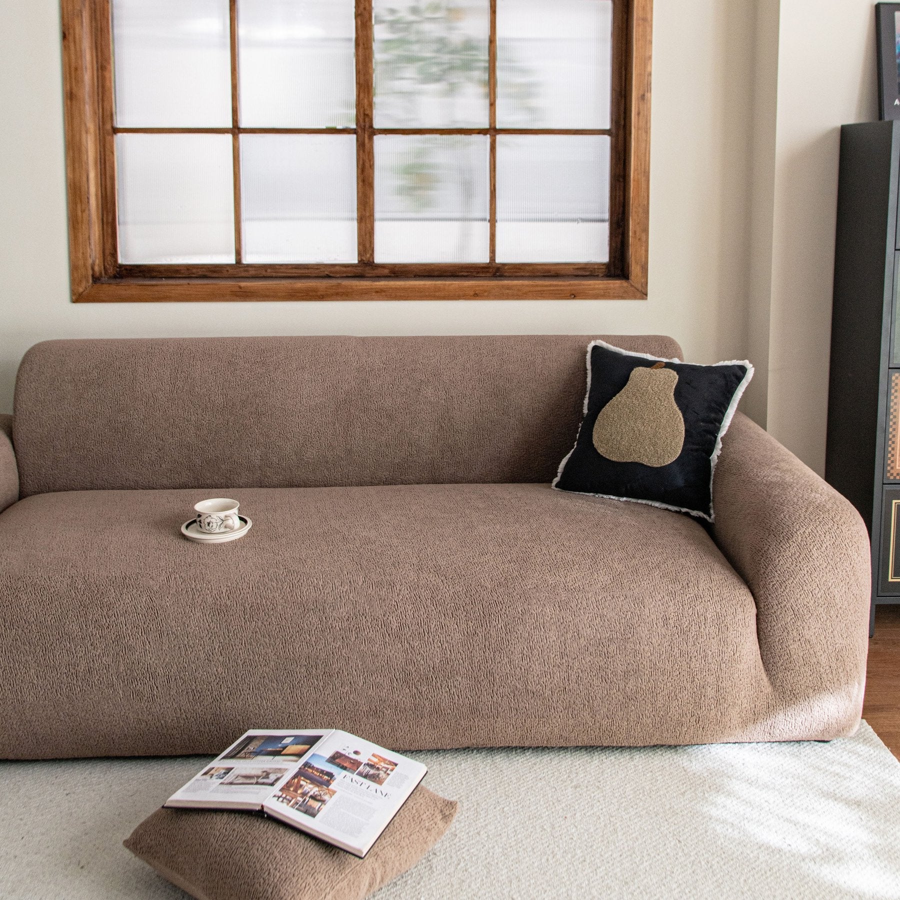 High Stretch Sofa Slipcover, Non Slip Couch Sofa Cover Washable Furniture Protector