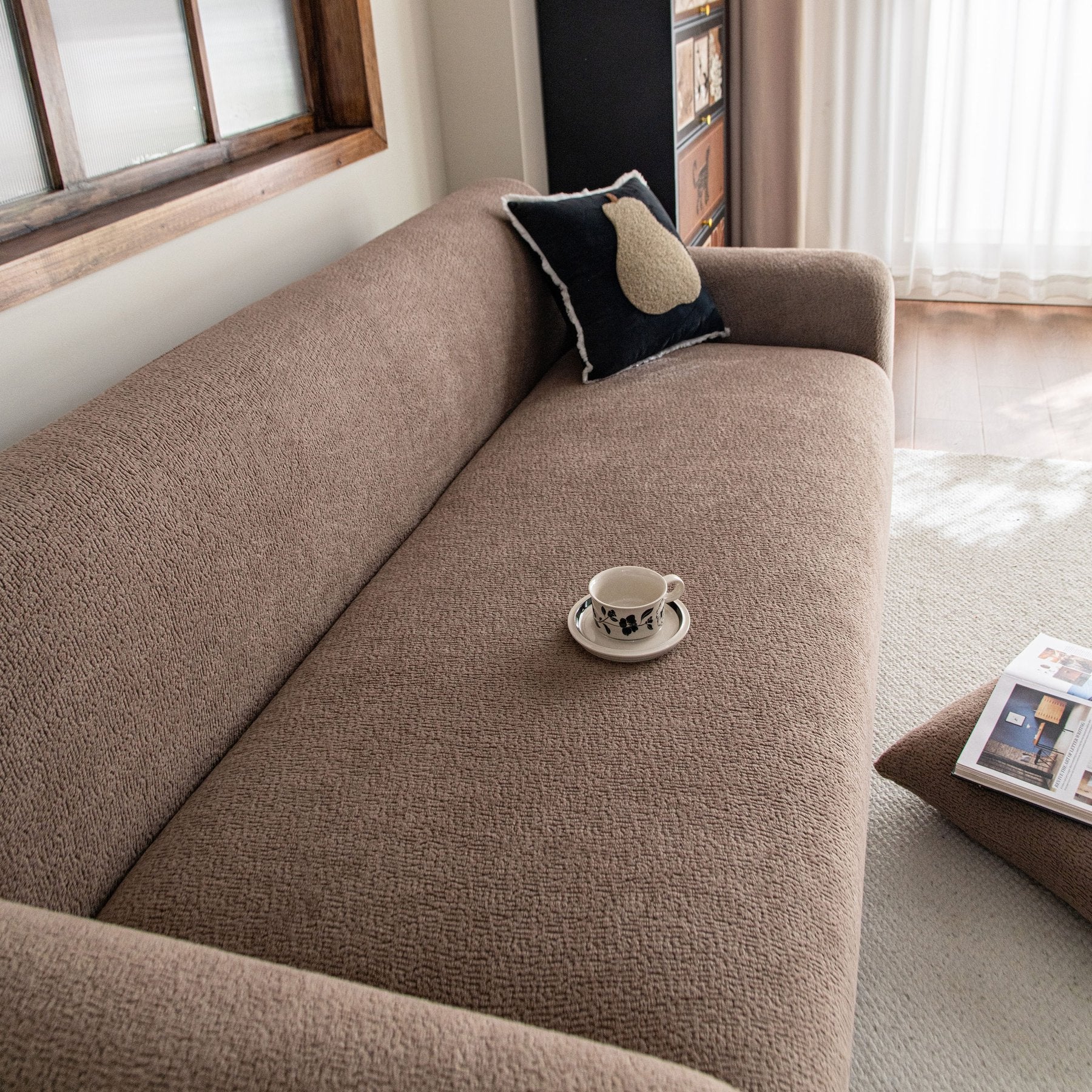 High Stretch Sofa Slipcover, Non Slip Couch Sofa Cover Washable Furniture Protector