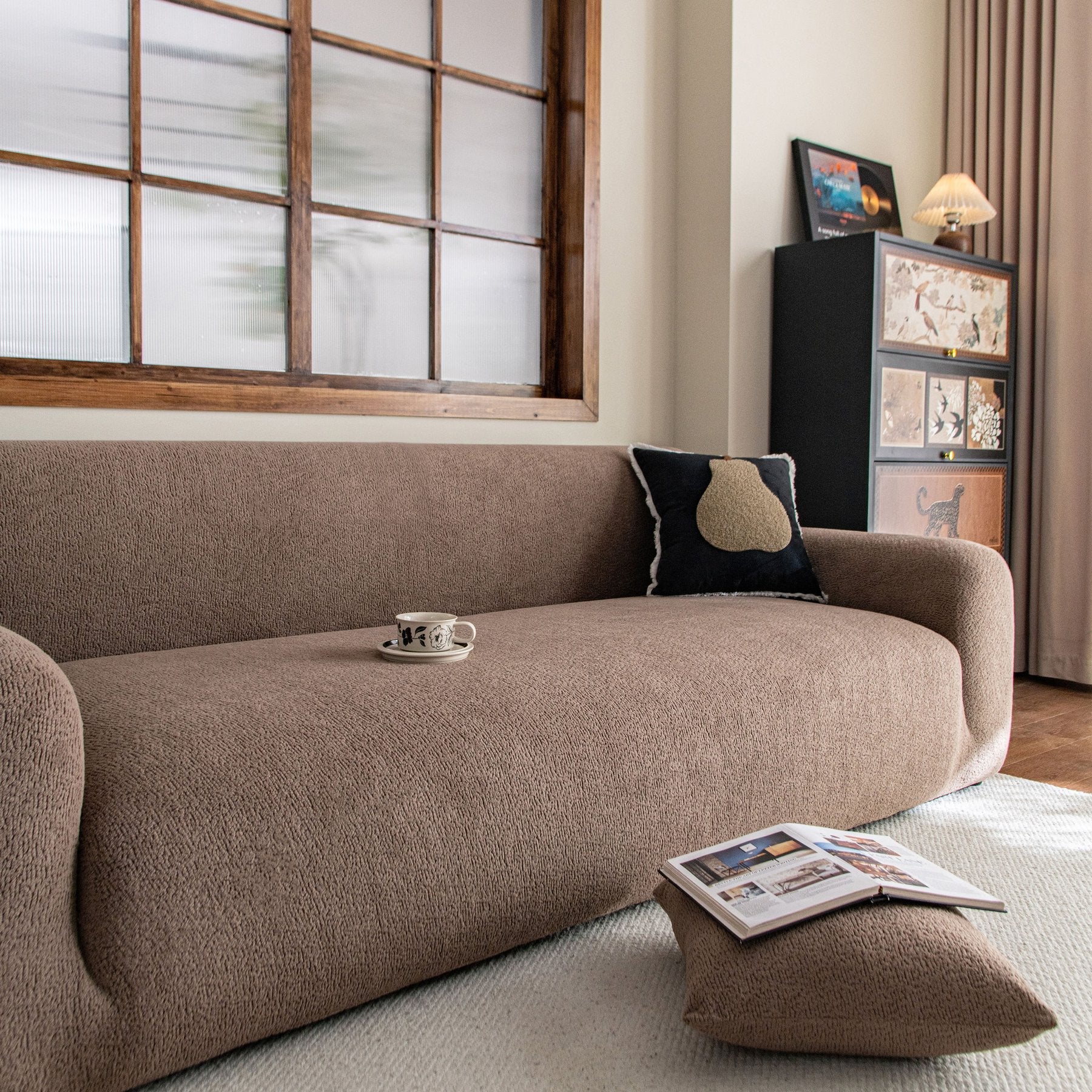 High Stretch Sofa Slipcover, Non Slip Couch Sofa Cover Washable Furniture Protector