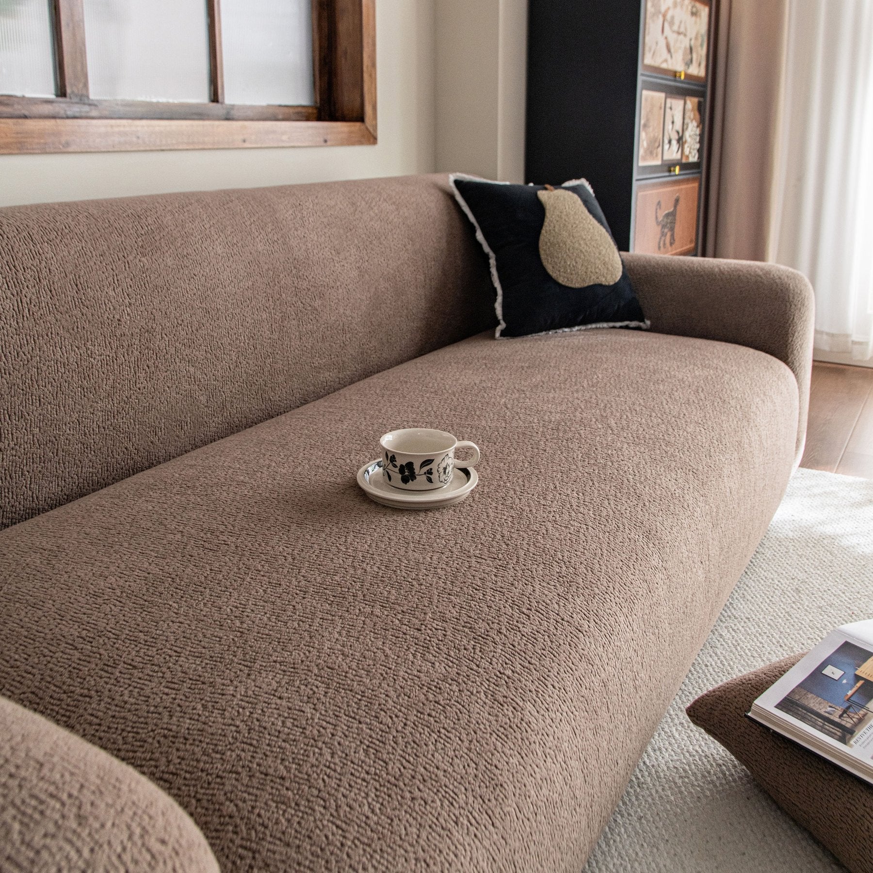 High Stretch Sofa Slipcover, Non Slip Couch Sofa Cover Washable Furniture Protector