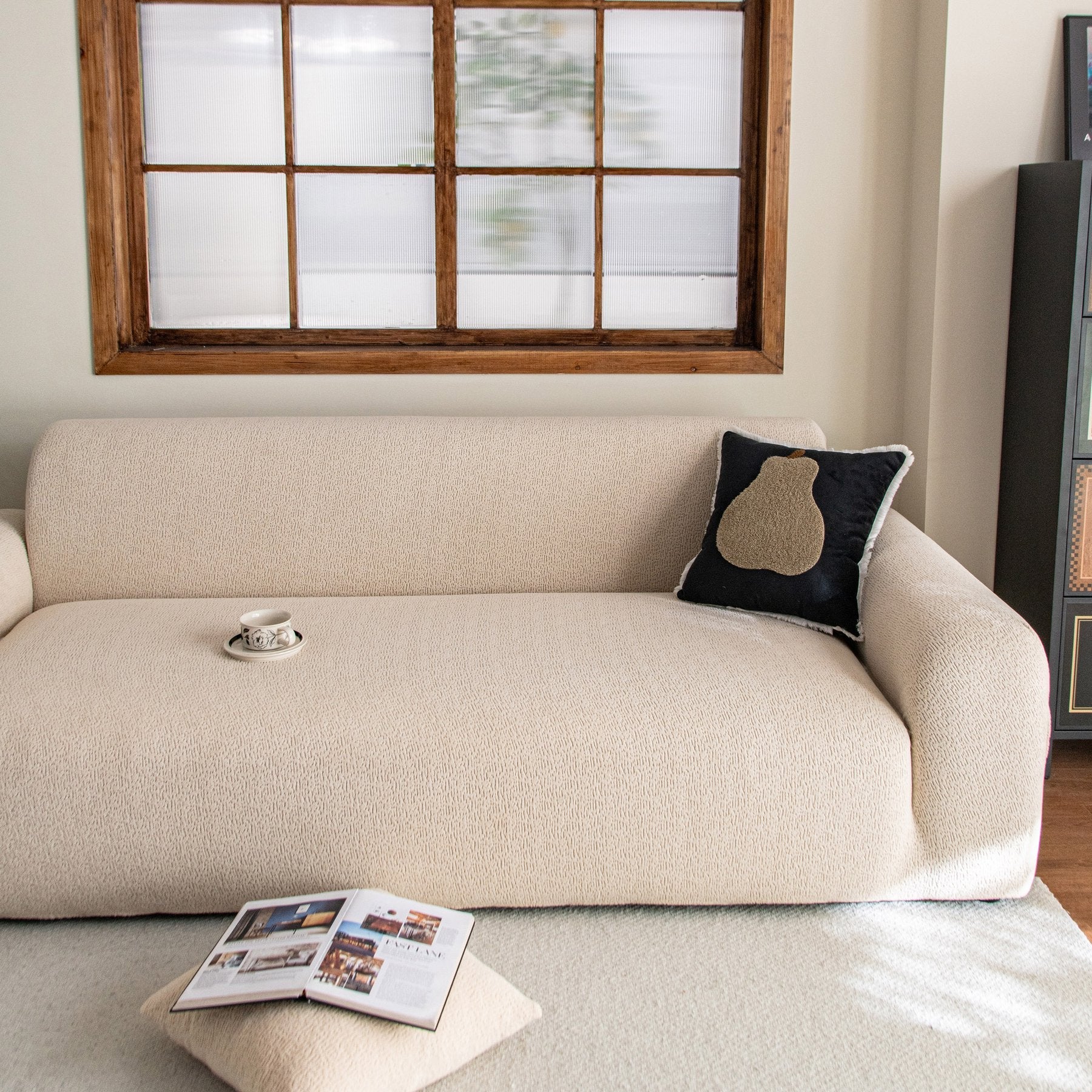 High Stretch Sofa Slipcover, Non Slip Couch Sofa Cover Washable Furniture Protector