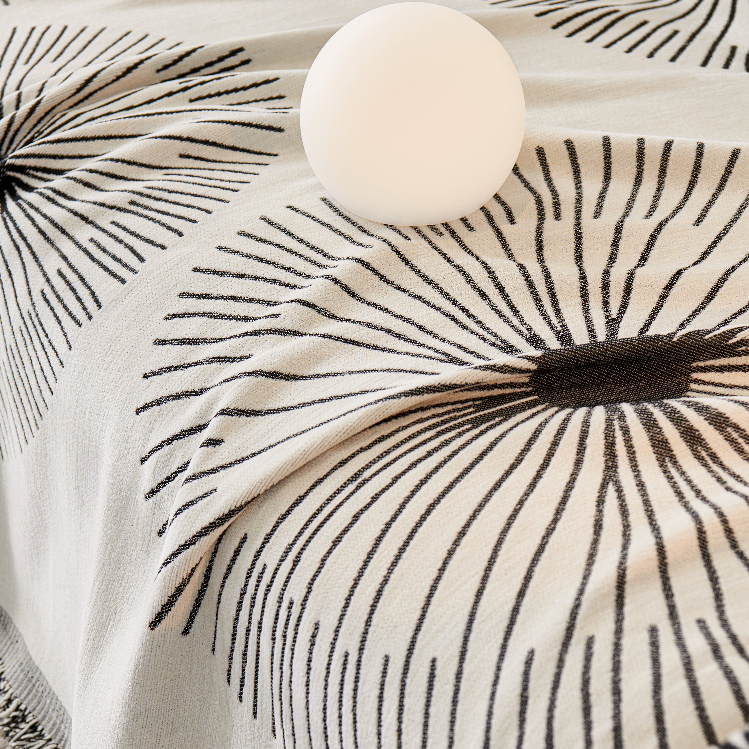 Dandelion Reversible Striped Couch Throw Cover for Living Room Pet Sofa Slipcovers Couch Protector