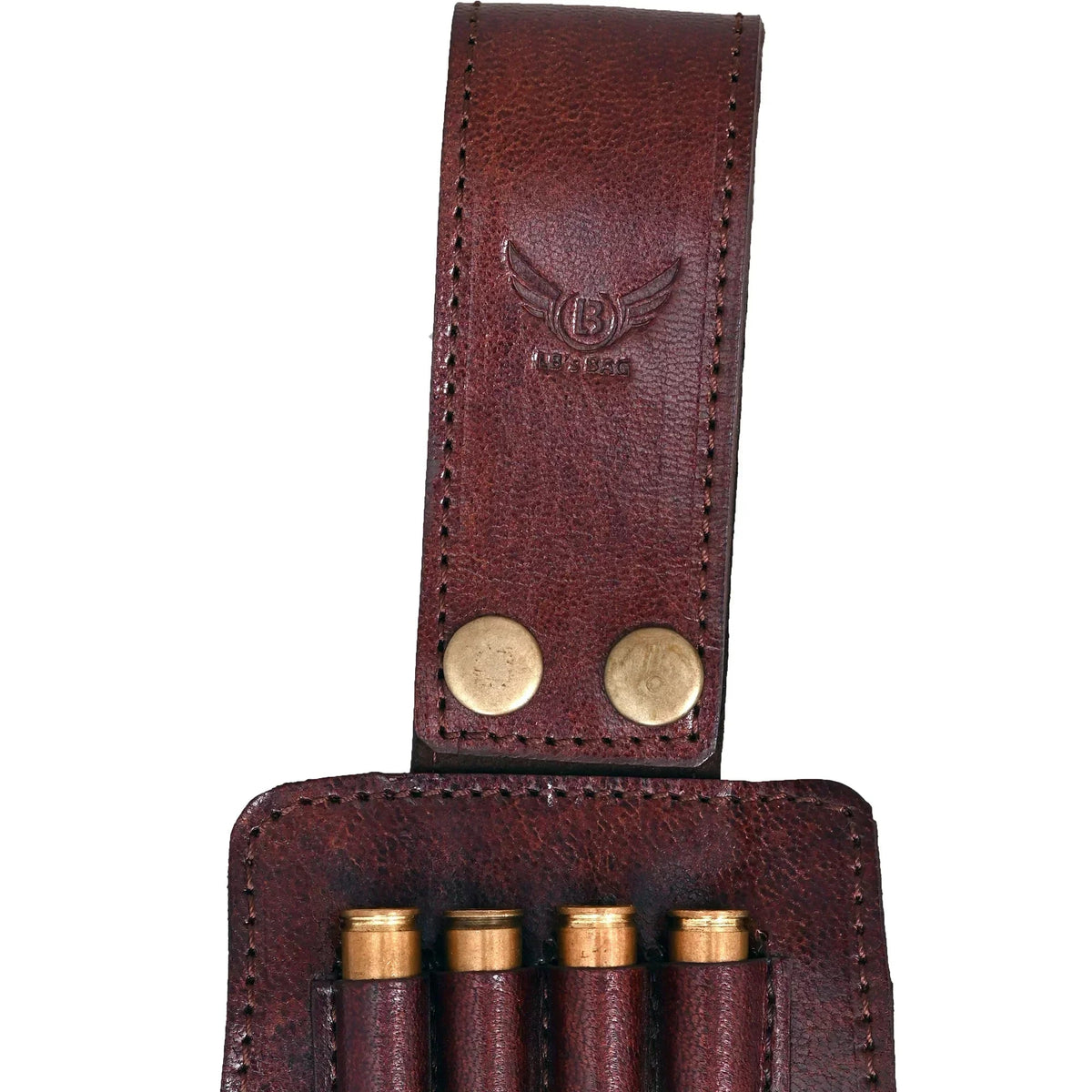 Cowhide Leather Leg Cartridge Belt Rifle Shell Hunting Ammo Holder